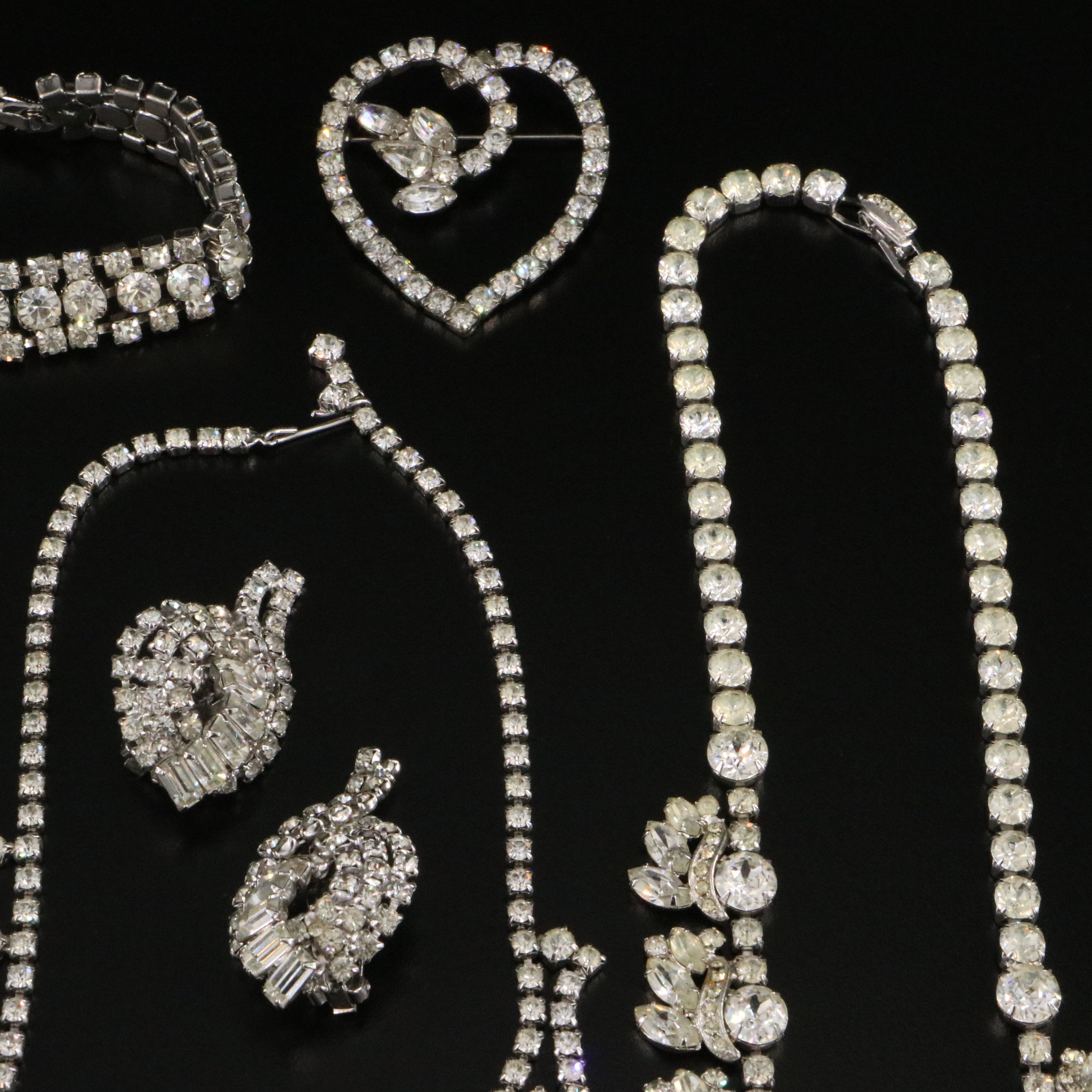 Kramer and DeLizza & Elster Juliana ft. in Rhinestone and Crystal Jewelry