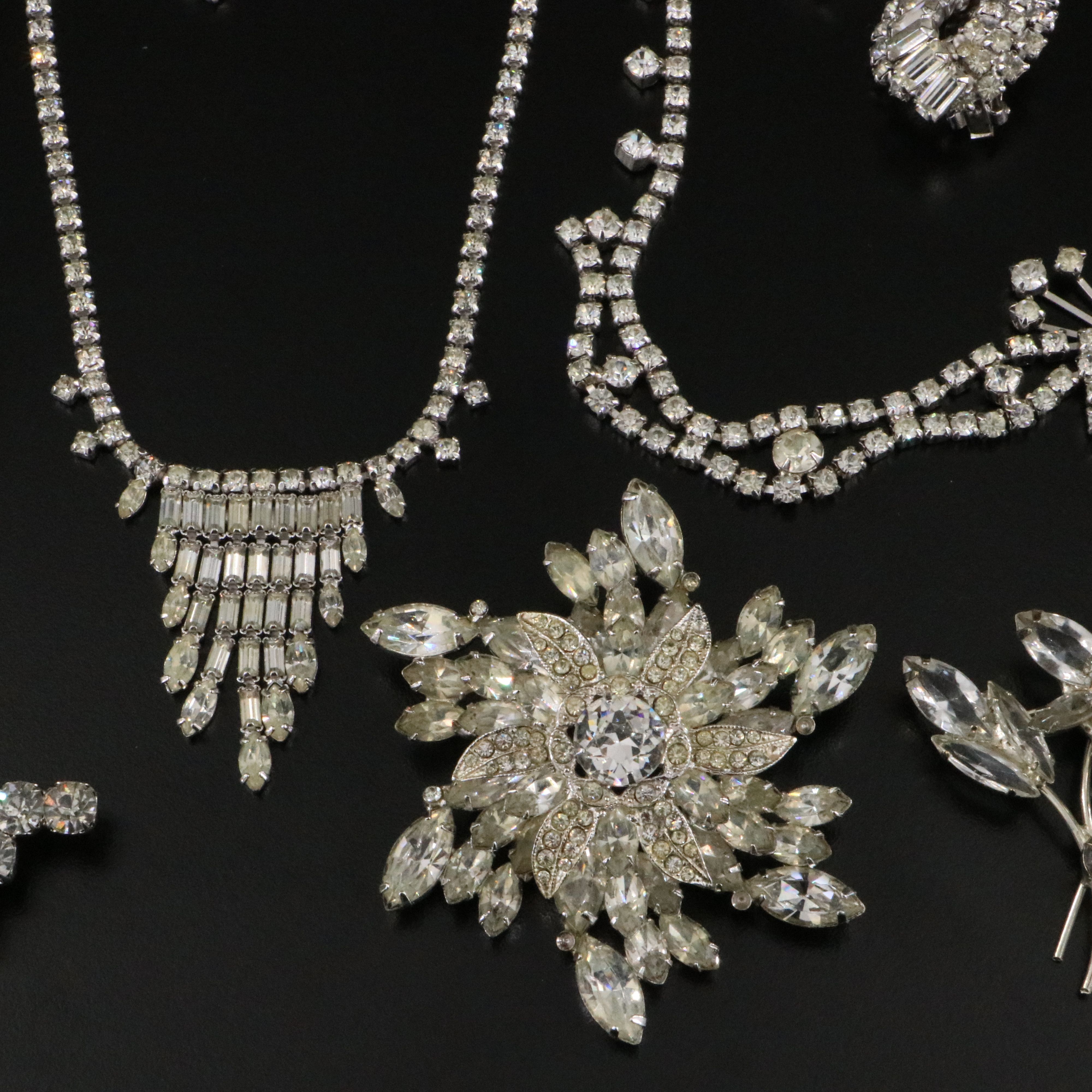 Kramer and DeLizza & Elster Juliana ft. in Rhinestone and Crystal Jewelry