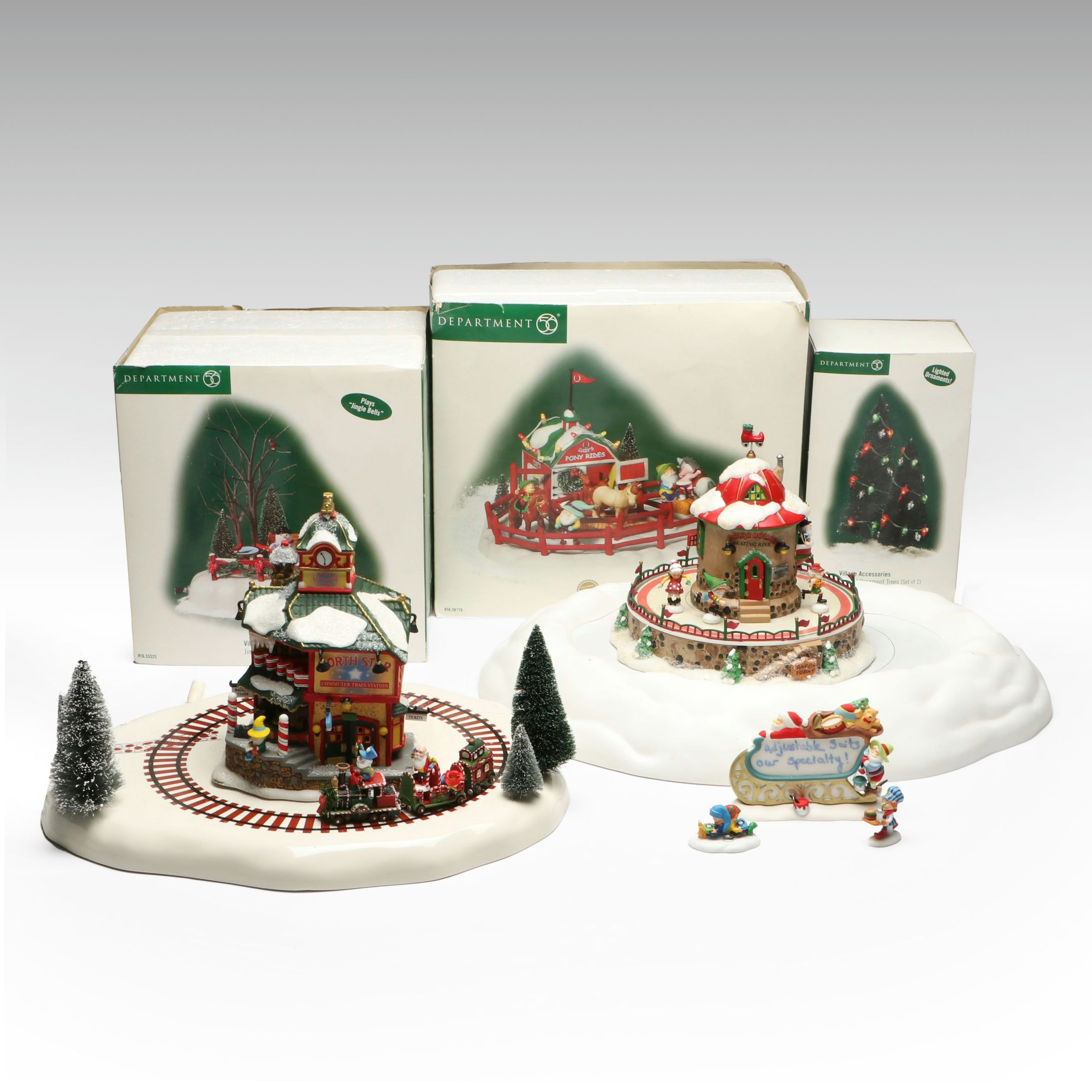 Department 56 "North Pole Series" Christmas Village Décor