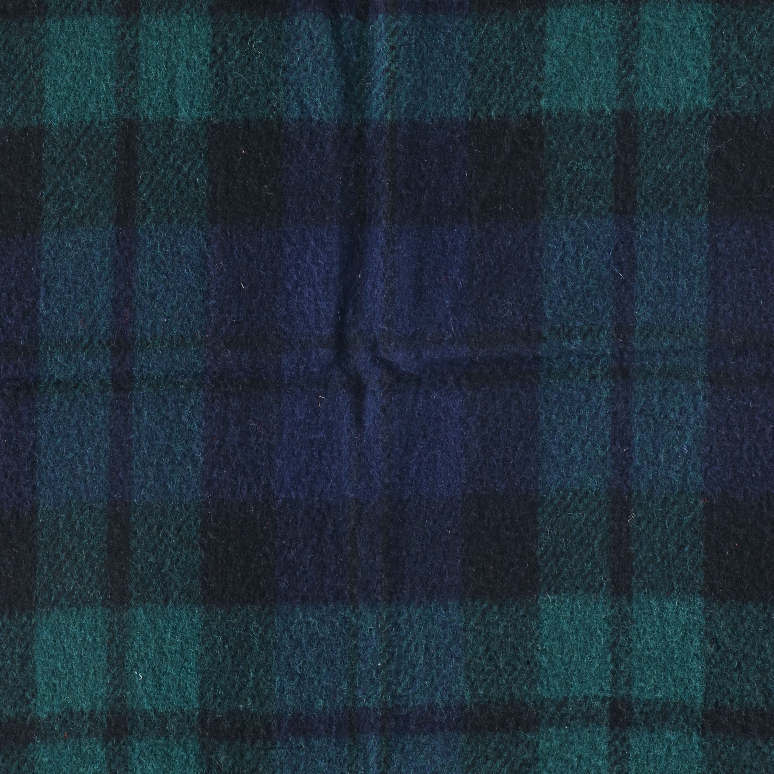 Scottish Black Watch Tartan Wool Knee Blanket with Other Plaid Throw Blanket