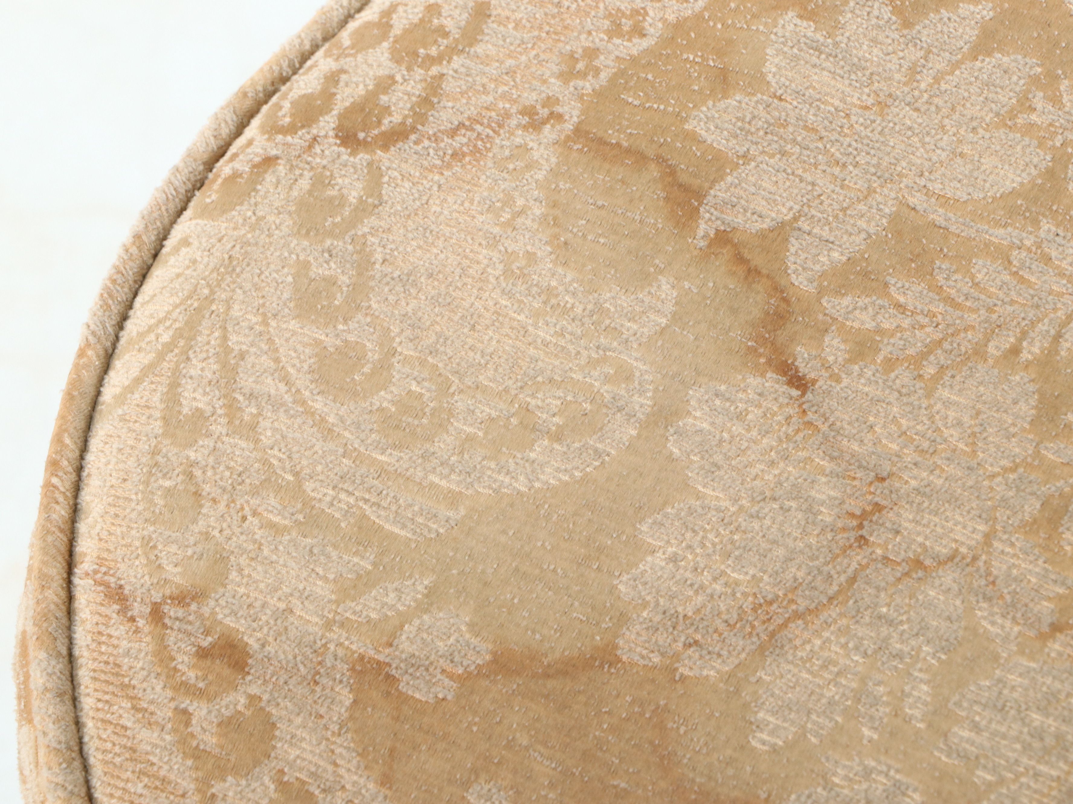 Louis XVI Style Round Vanity Stool, Late 20th Century