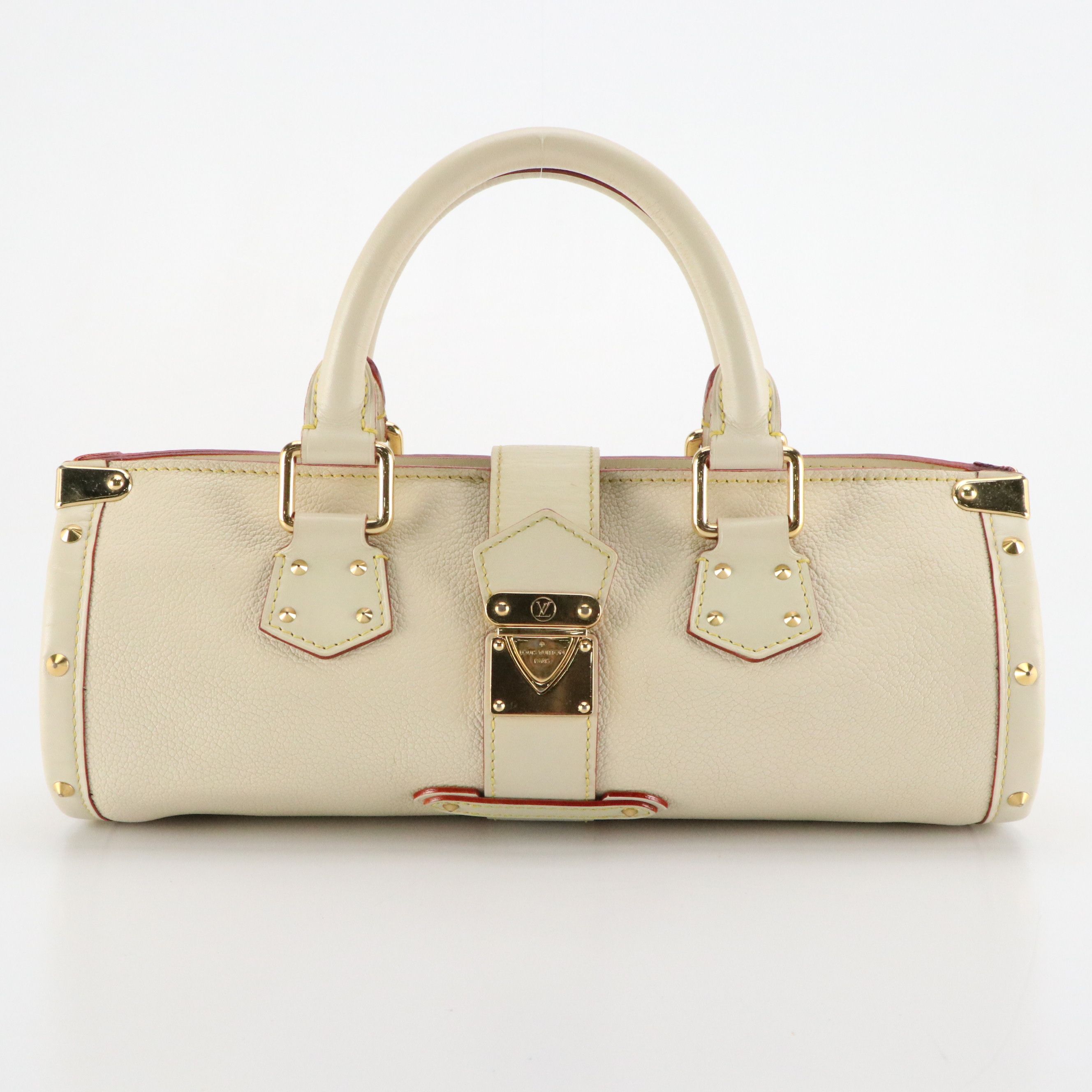 Louis Vuitton L'Epanoui Handbag in Ivory Suhali and Smooth Calfskin Leather