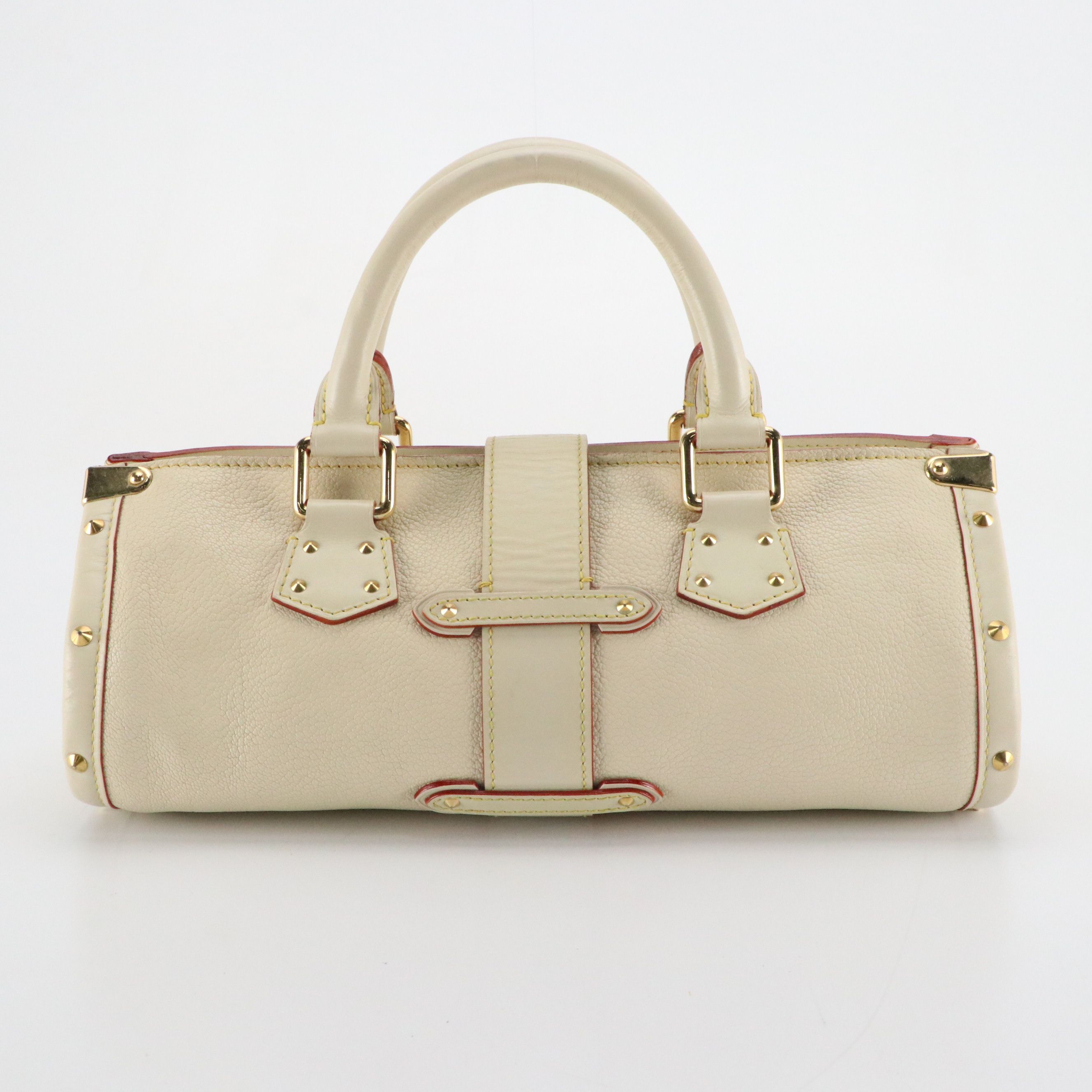 Louis Vuitton L'Epanoui Handbag in Ivory Suhali and Smooth Calfskin Leather