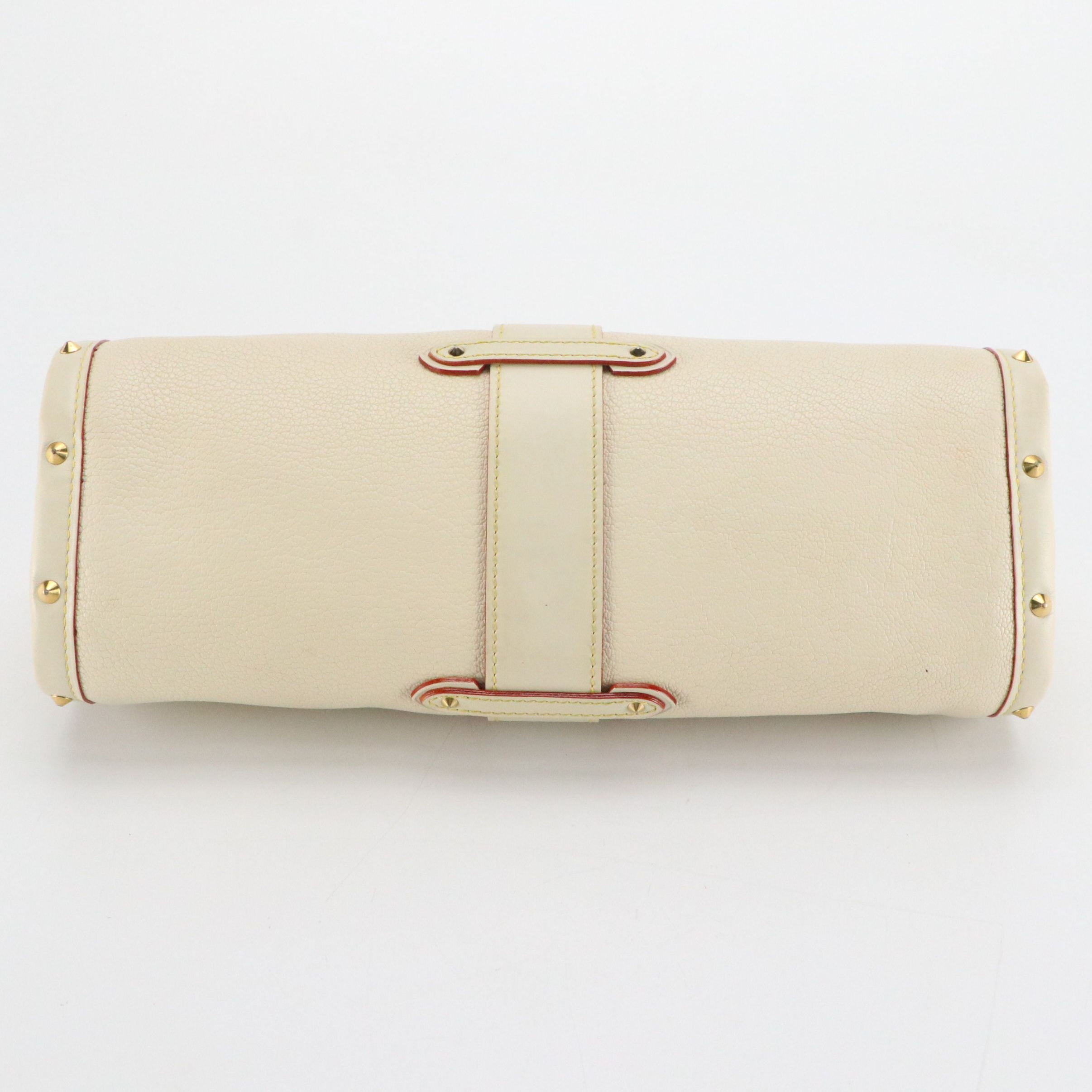 Louis Vuitton L'Epanoui Handbag in Ivory Suhali and Smooth Calfskin Leather