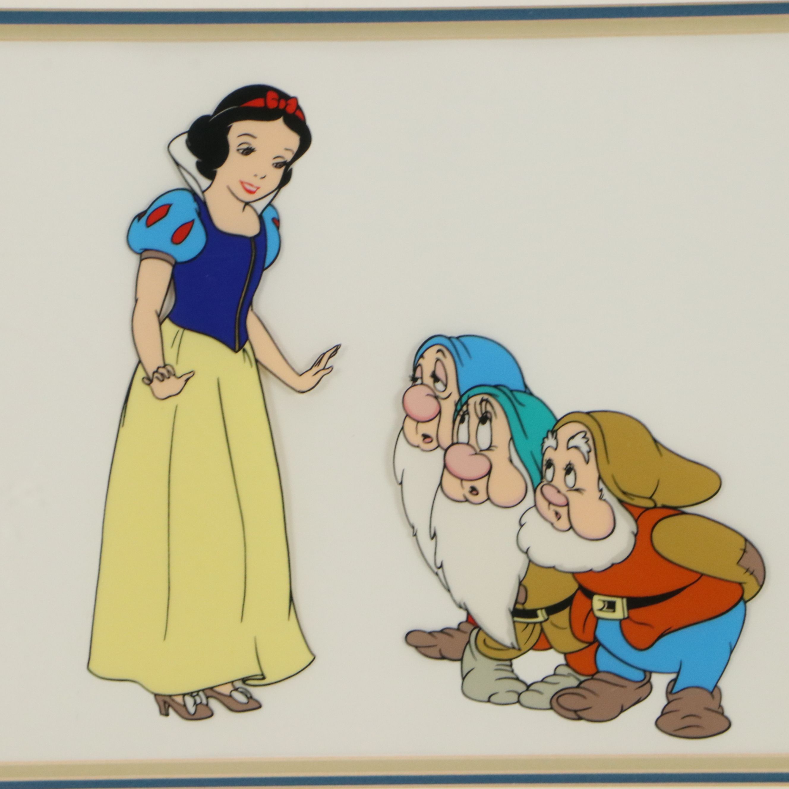 Disney Sericel of Scene from "Snow White and the Seven Dwarfs," 1937