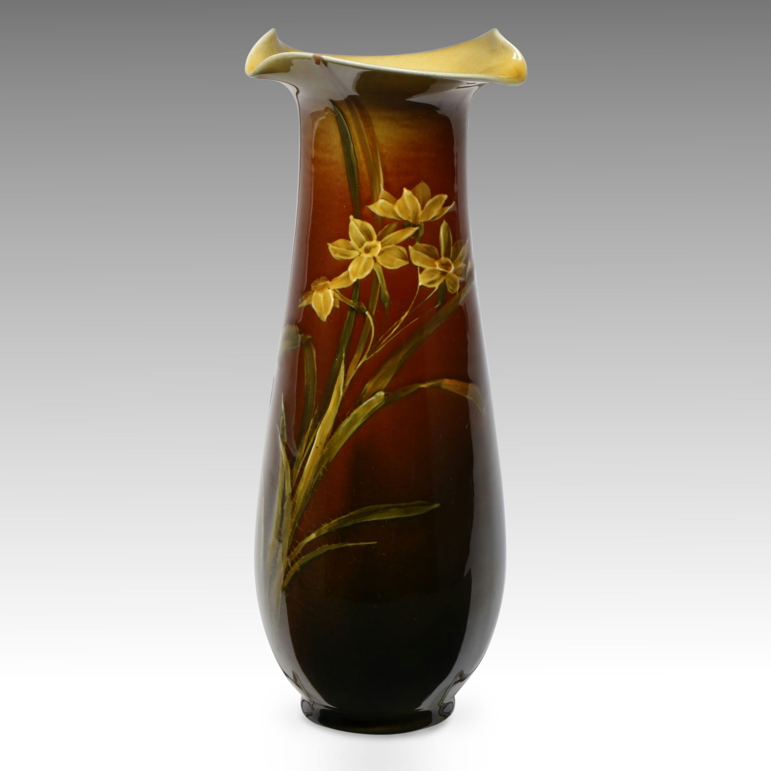 Artus Van Briggle for Rookwood Pottery Standard Glaze Vase, 1890