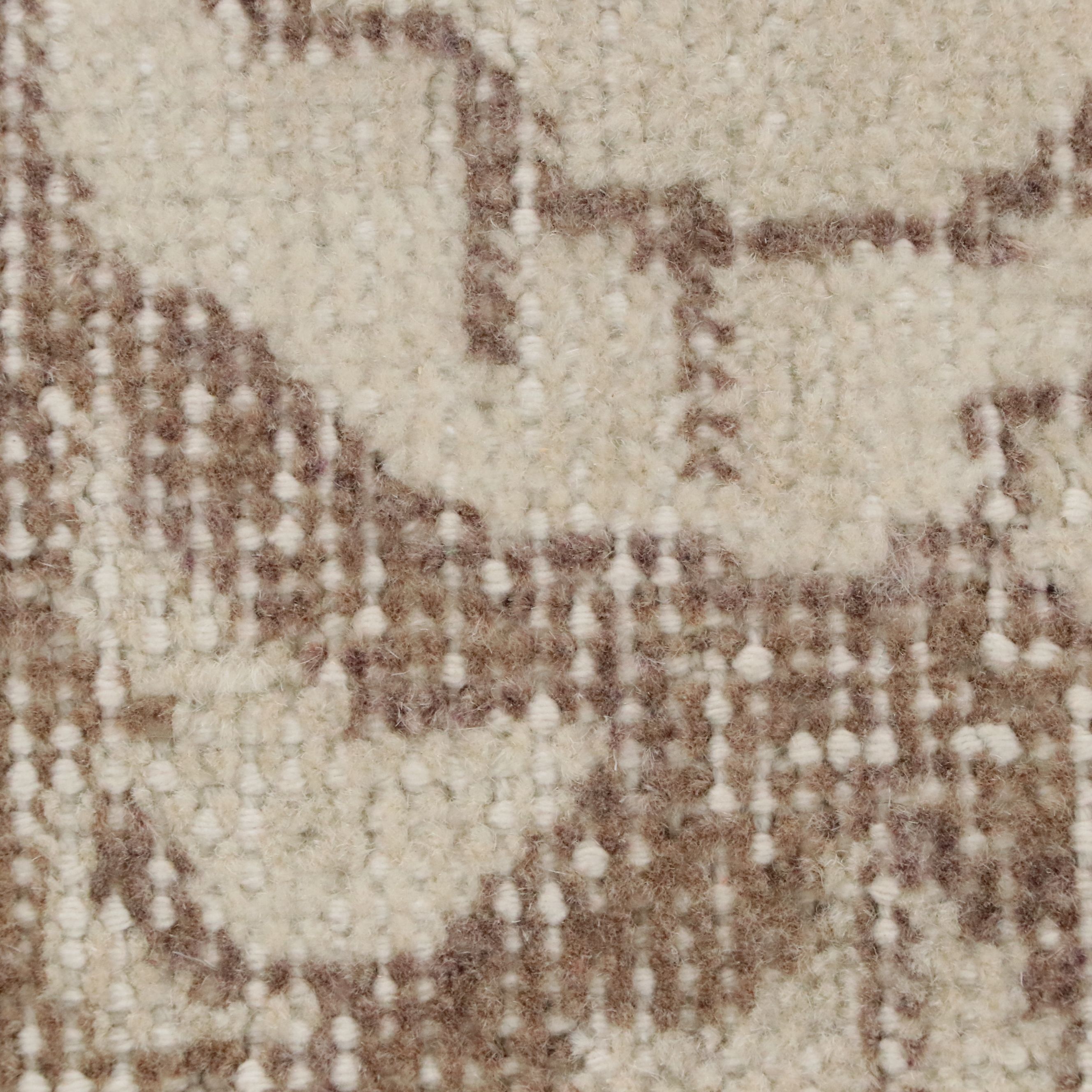 4'2 x 7'6 Hand-Knotted Turkish Oushak Area Rug