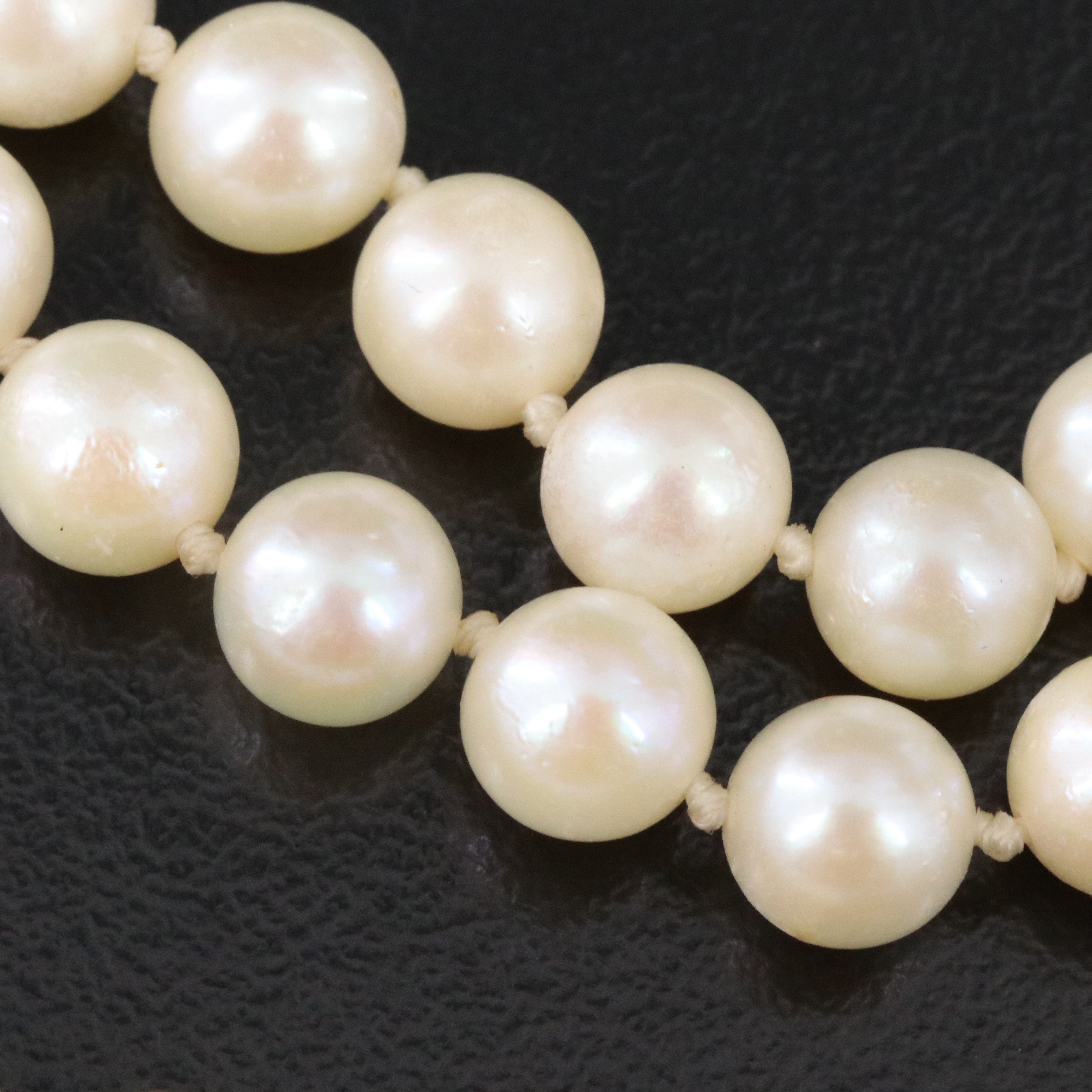 Pearl Necklace with 14K Clasp