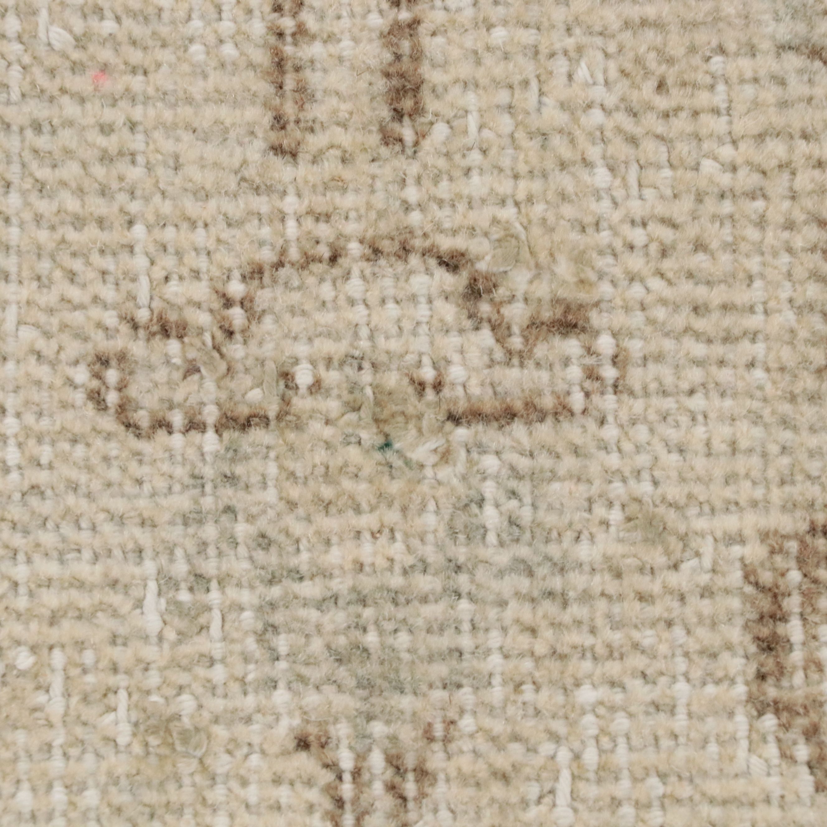 3'10 x 6'5 Hand-Knotted Turkish Oushak Style Area Rug