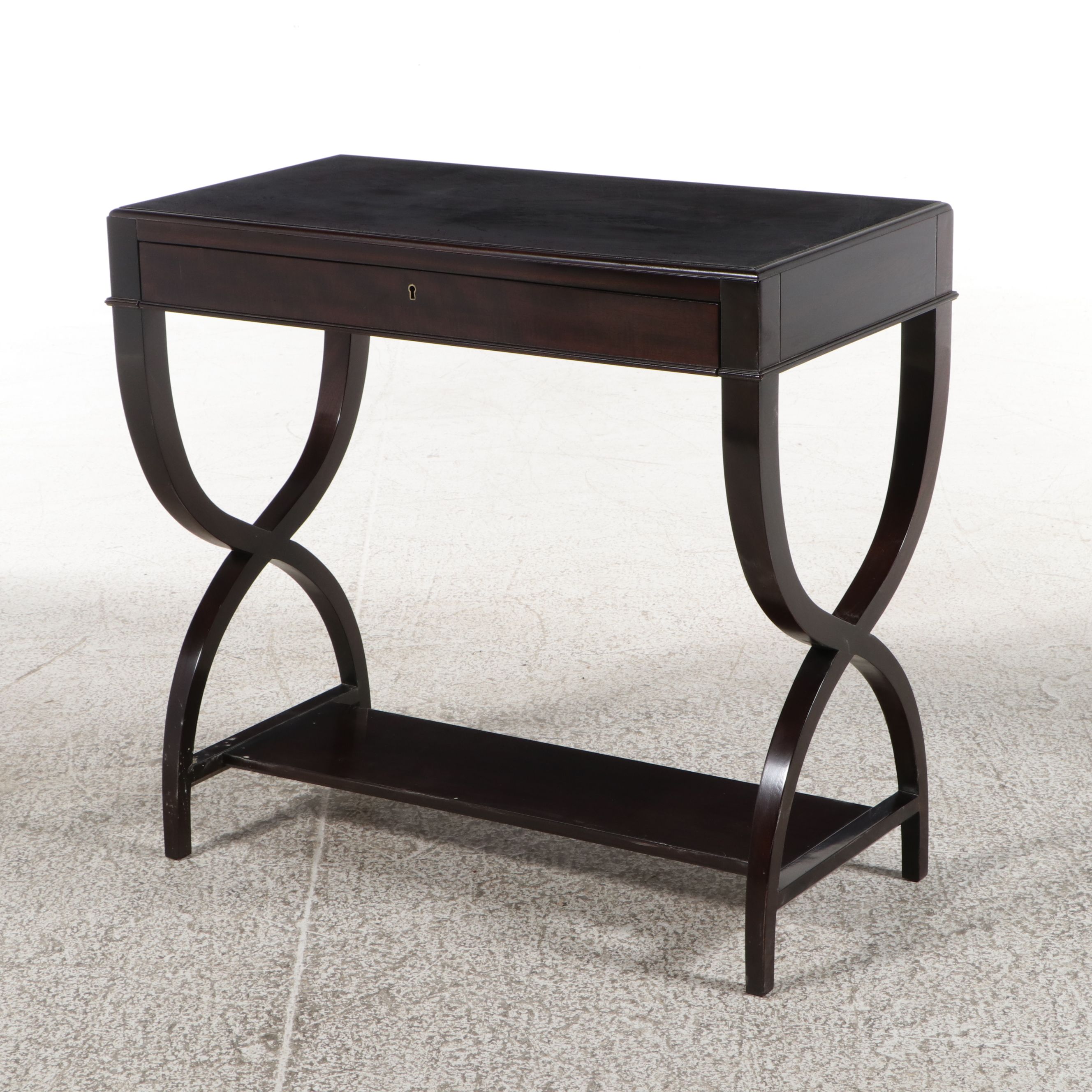 Councill Craftsmen Regency Style Curule Console Table, Late 20th Century