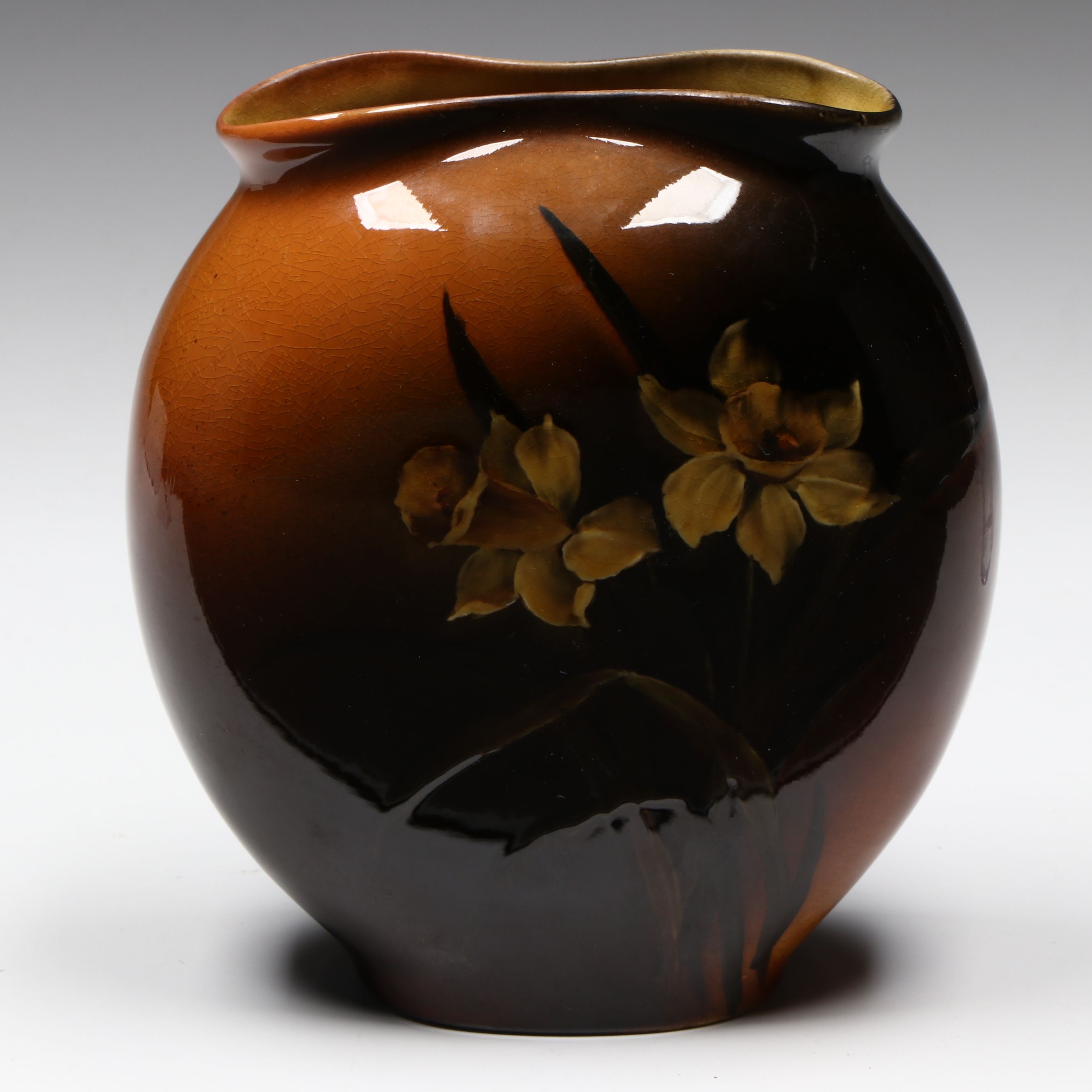 Rookwood Pottery Pillow Standard Glaze Vase, 1895