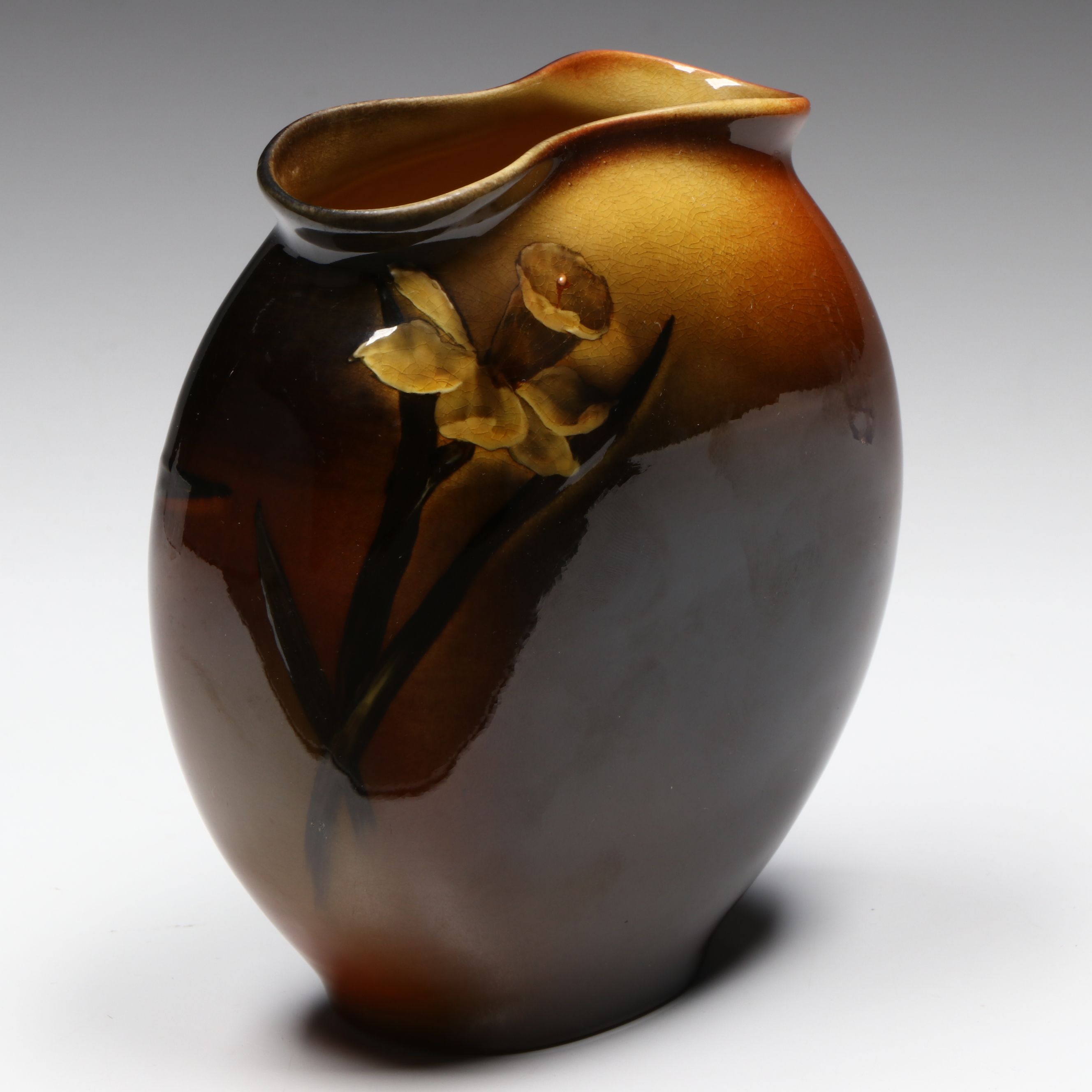Rookwood Pottery Pillow Standard Glaze Vase, 1895
