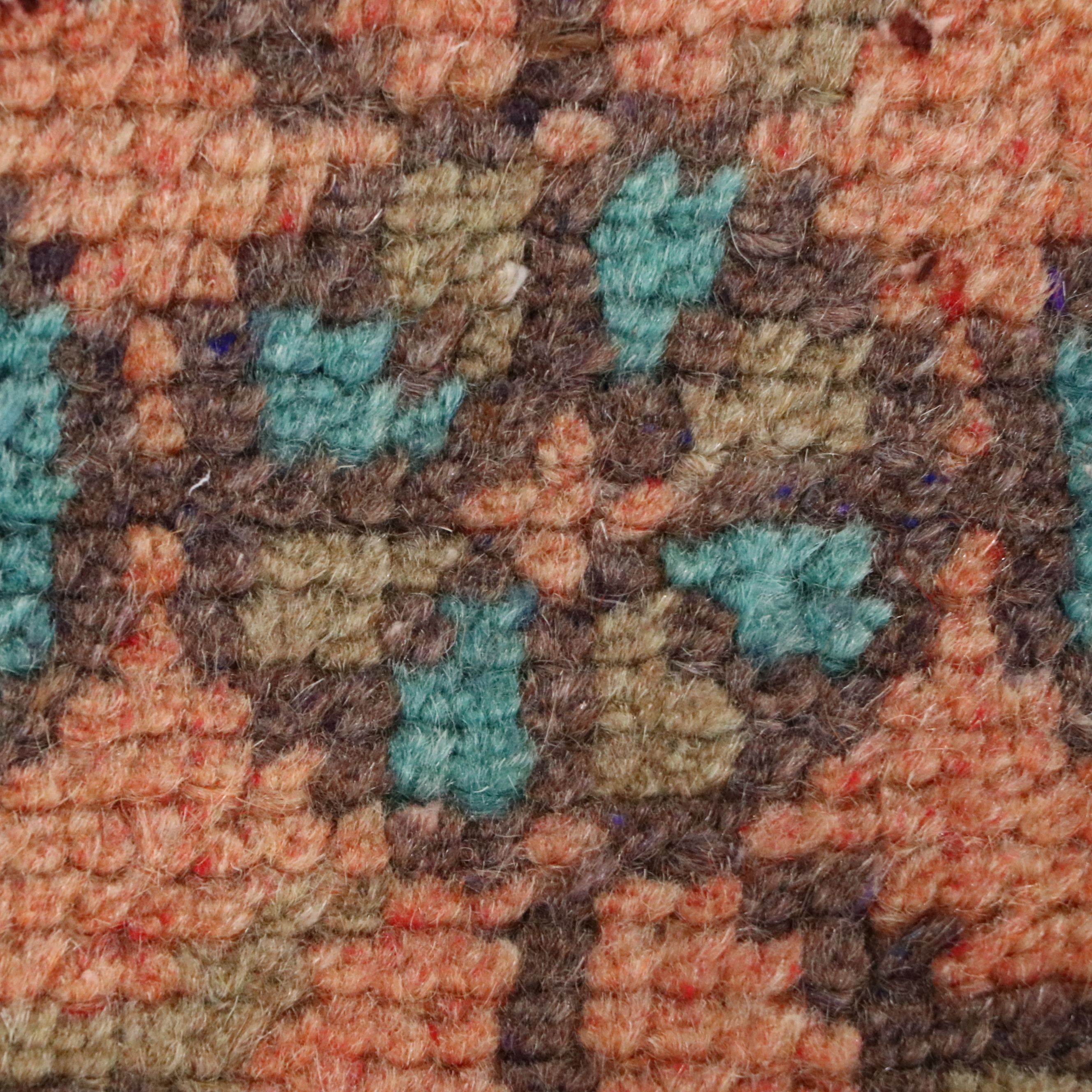 4' x 10'6 Hand-Knotted Turkish Oushak Long Rug