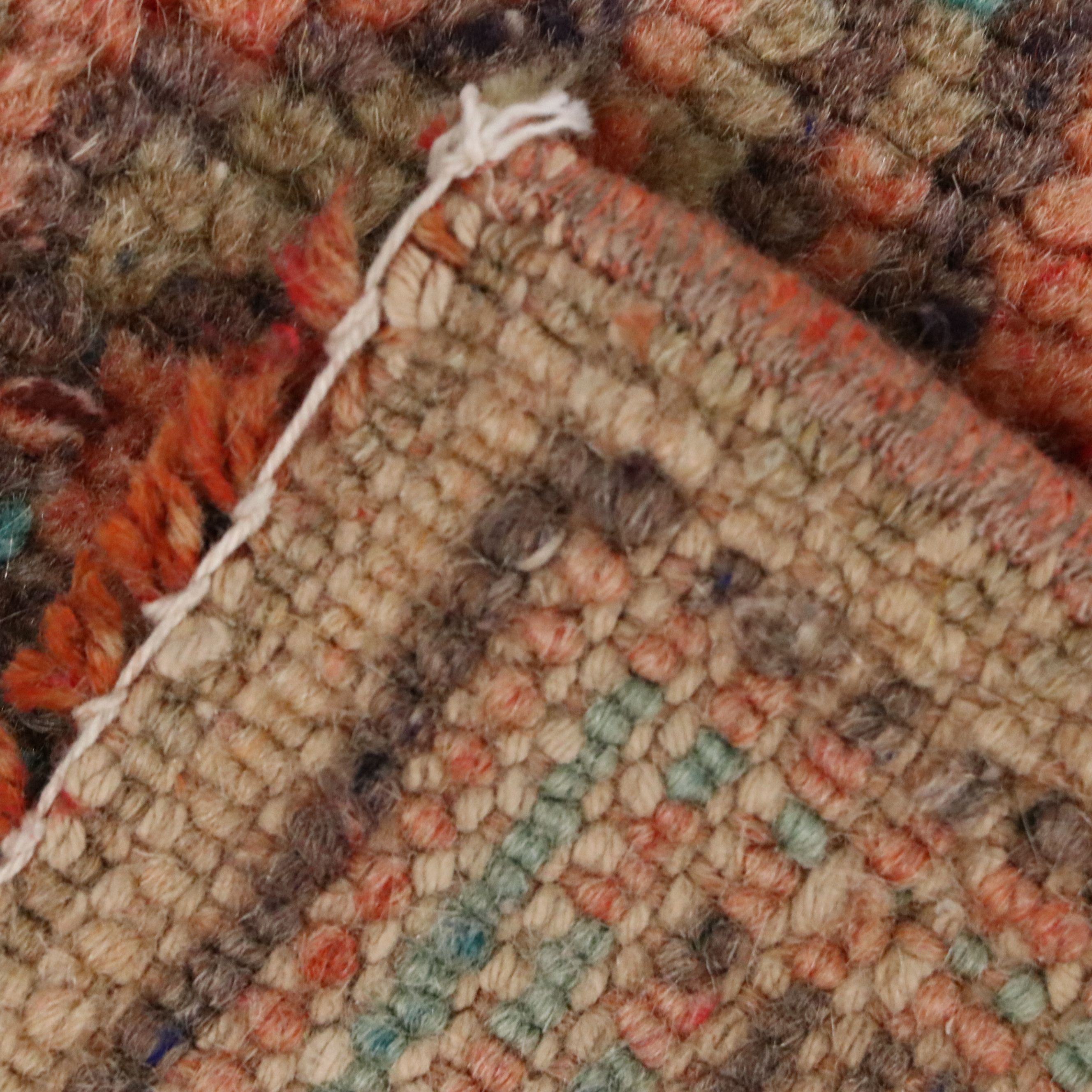 4' x 10'6 Hand-Knotted Turkish Oushak Long Rug