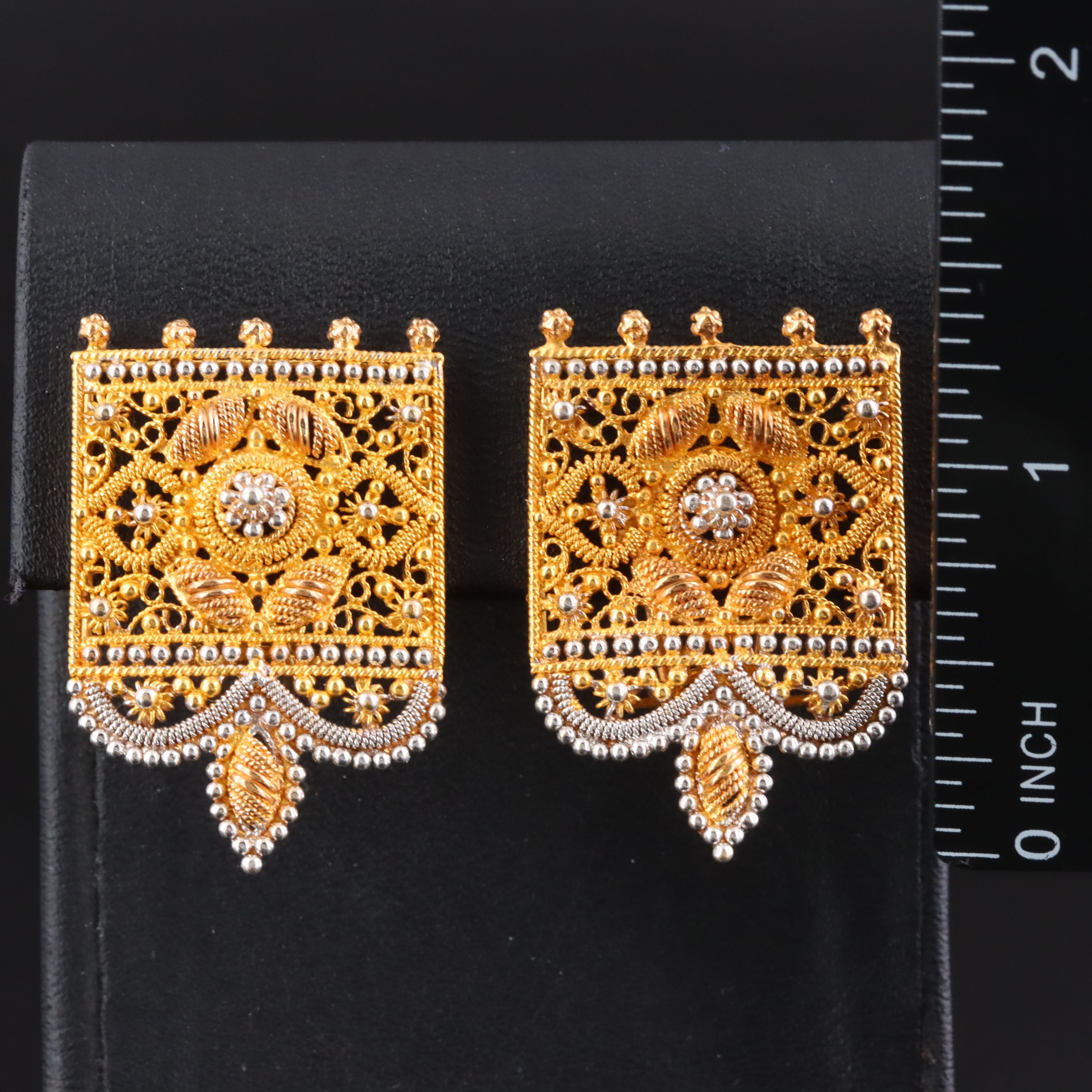 Indian 22K Ornate Earrings