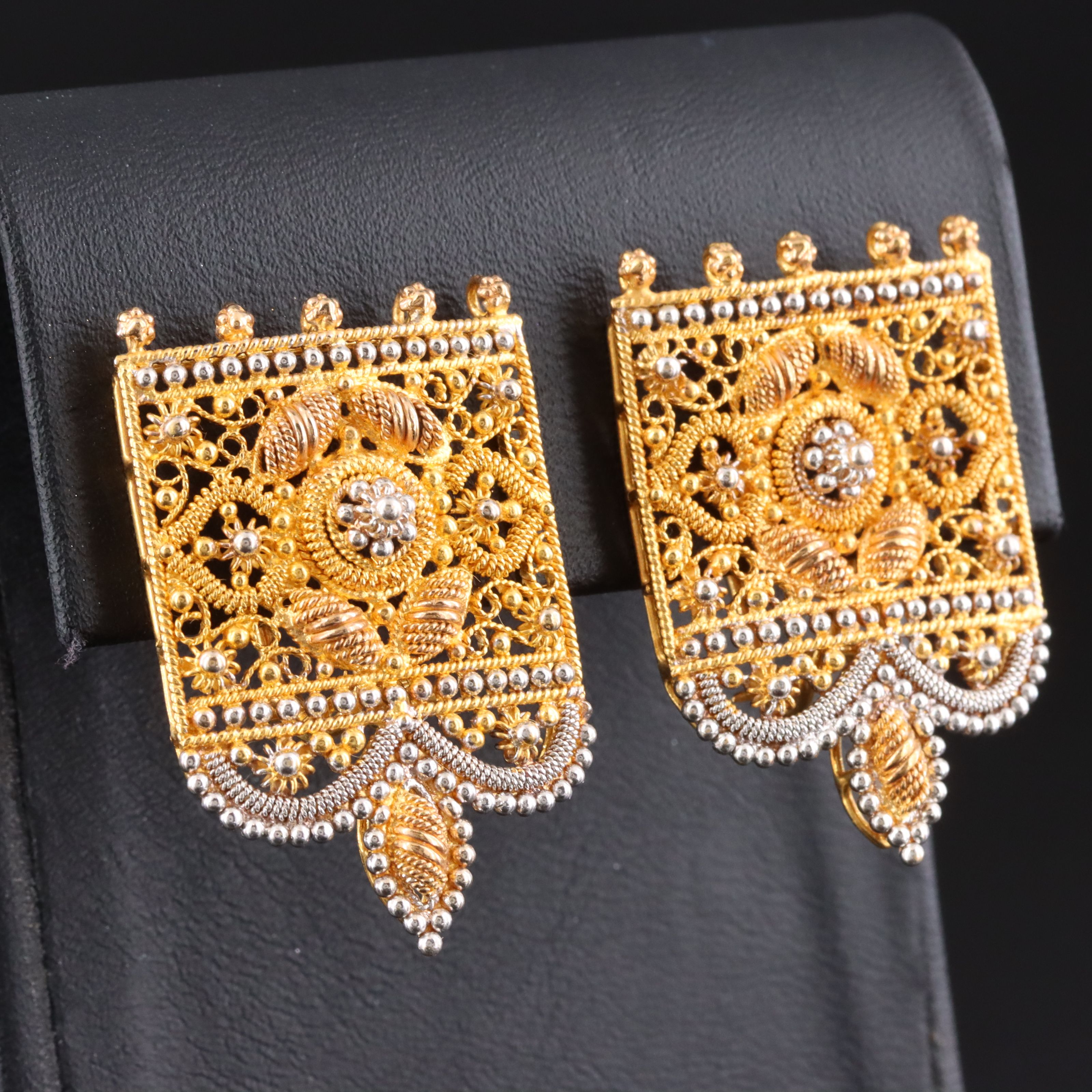 Indian 22K Ornate Earrings