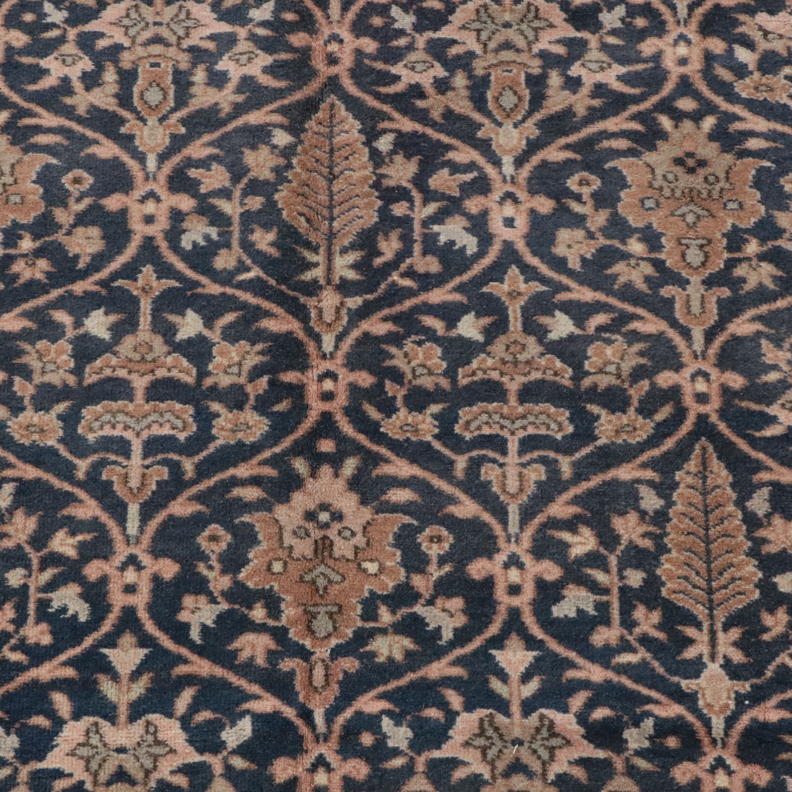 6'6 x 9'2 Hand-Knotted Turkish Persian Style Lattice Area Rug