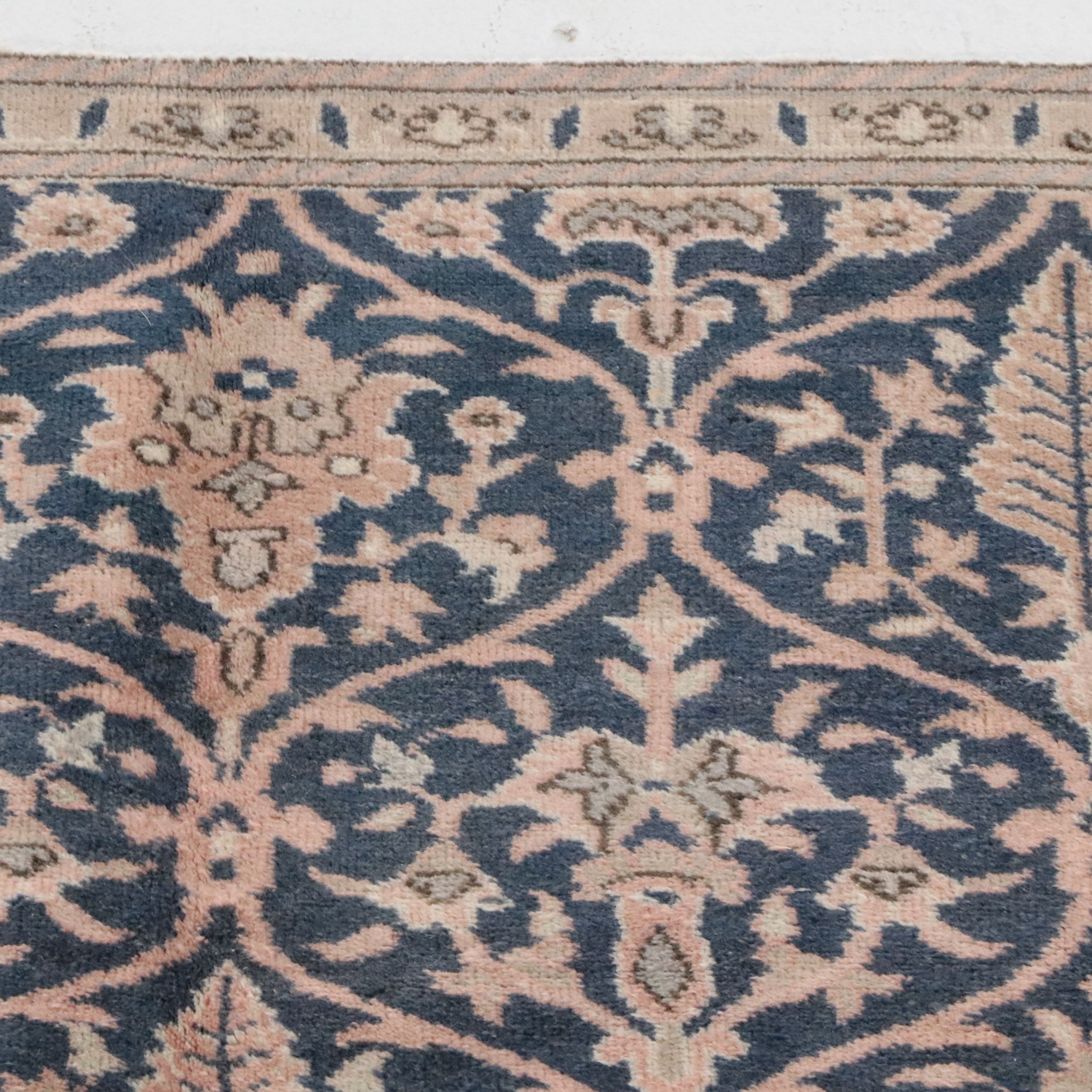 6'6 x 9'2 Hand-Knotted Turkish Persian Style Lattice Area Rug