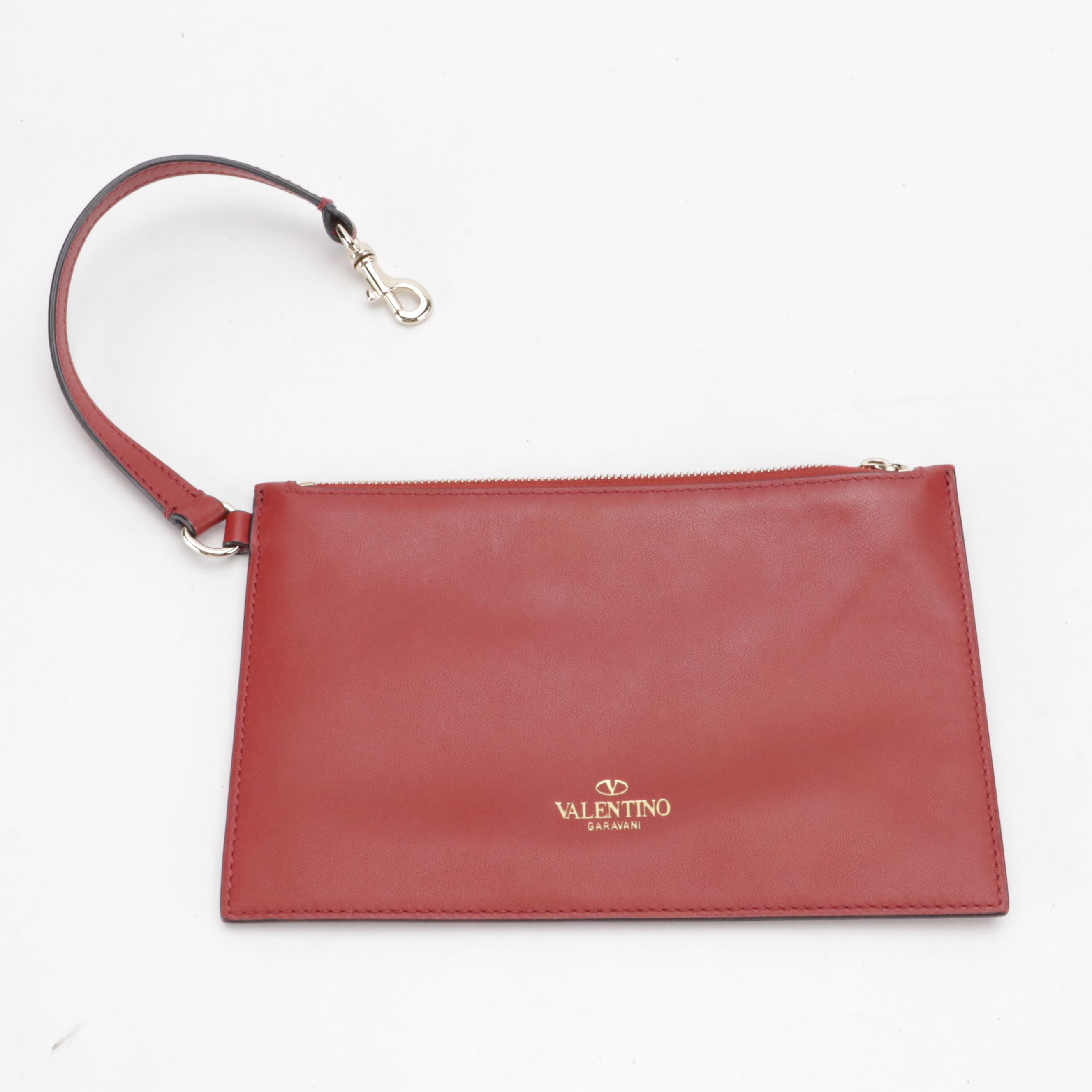 Valentino Garavani Large 2Way Rivet Strap Bag in Black Grained Calfskin Leather