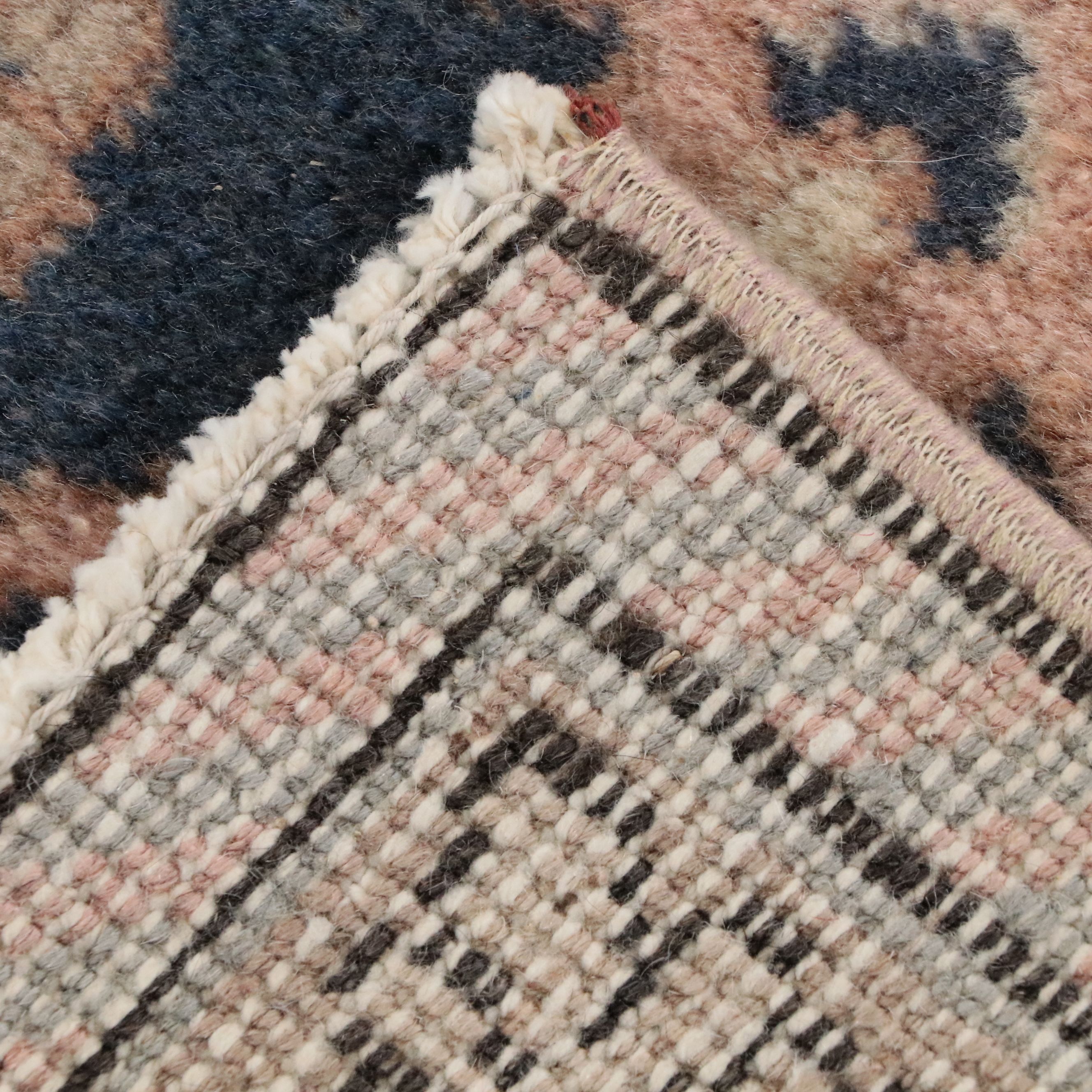 6'6 x 9'2 Hand-Knotted Turkish Persian Style Lattice Area Rug