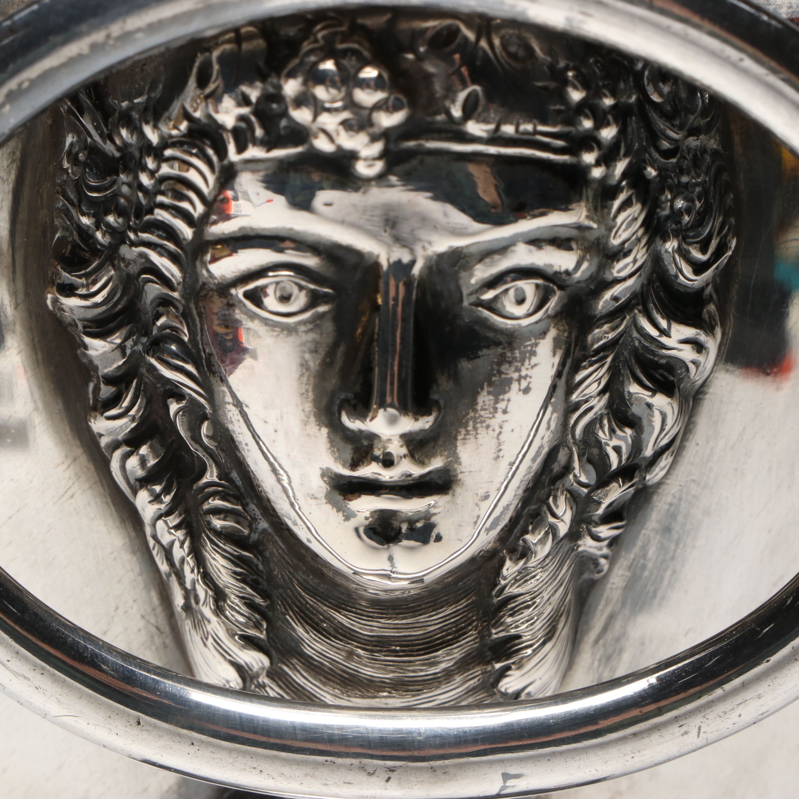 Neoclassical Style Silver Plate Footed Samovar