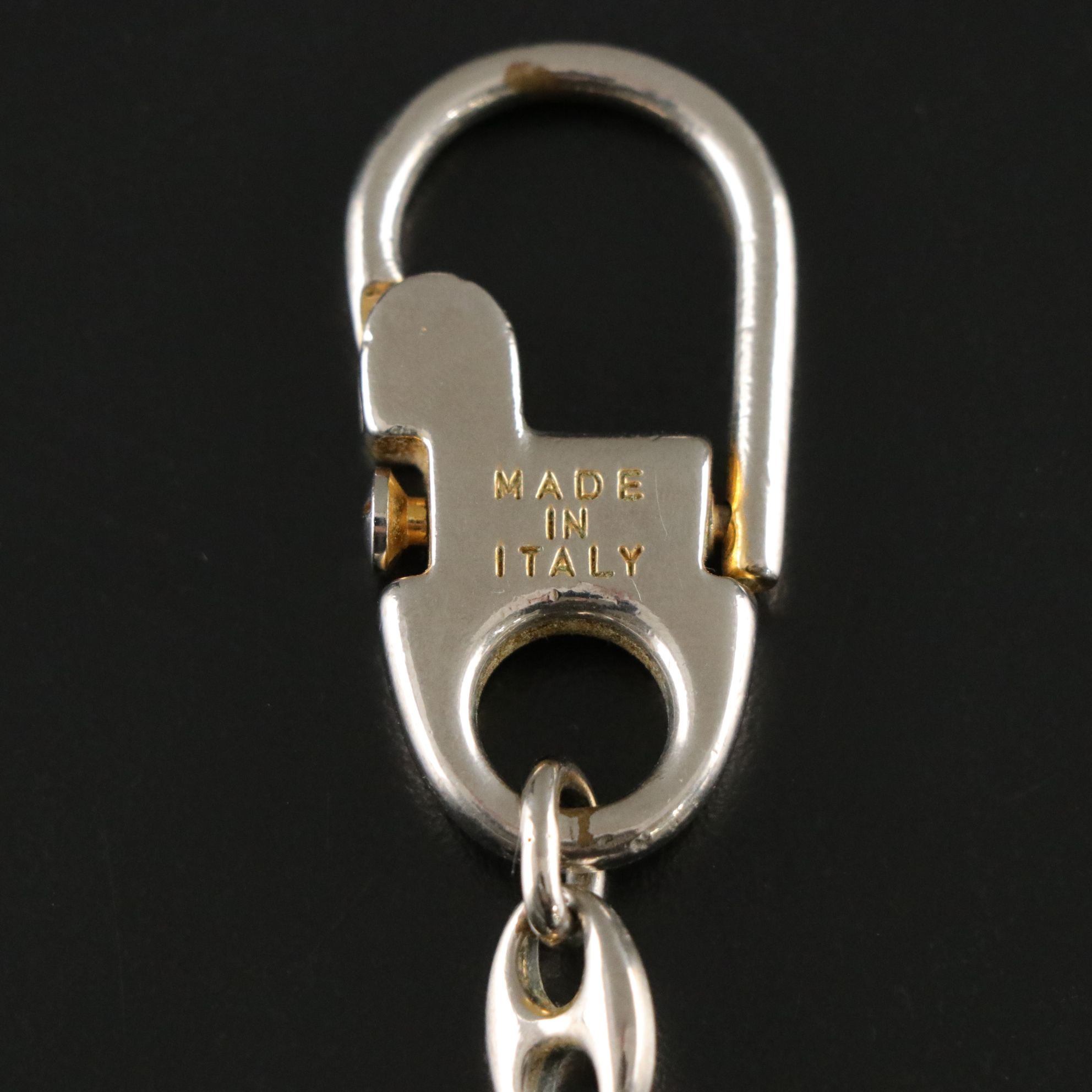 Gucci Interlocking GG Logo Keychain