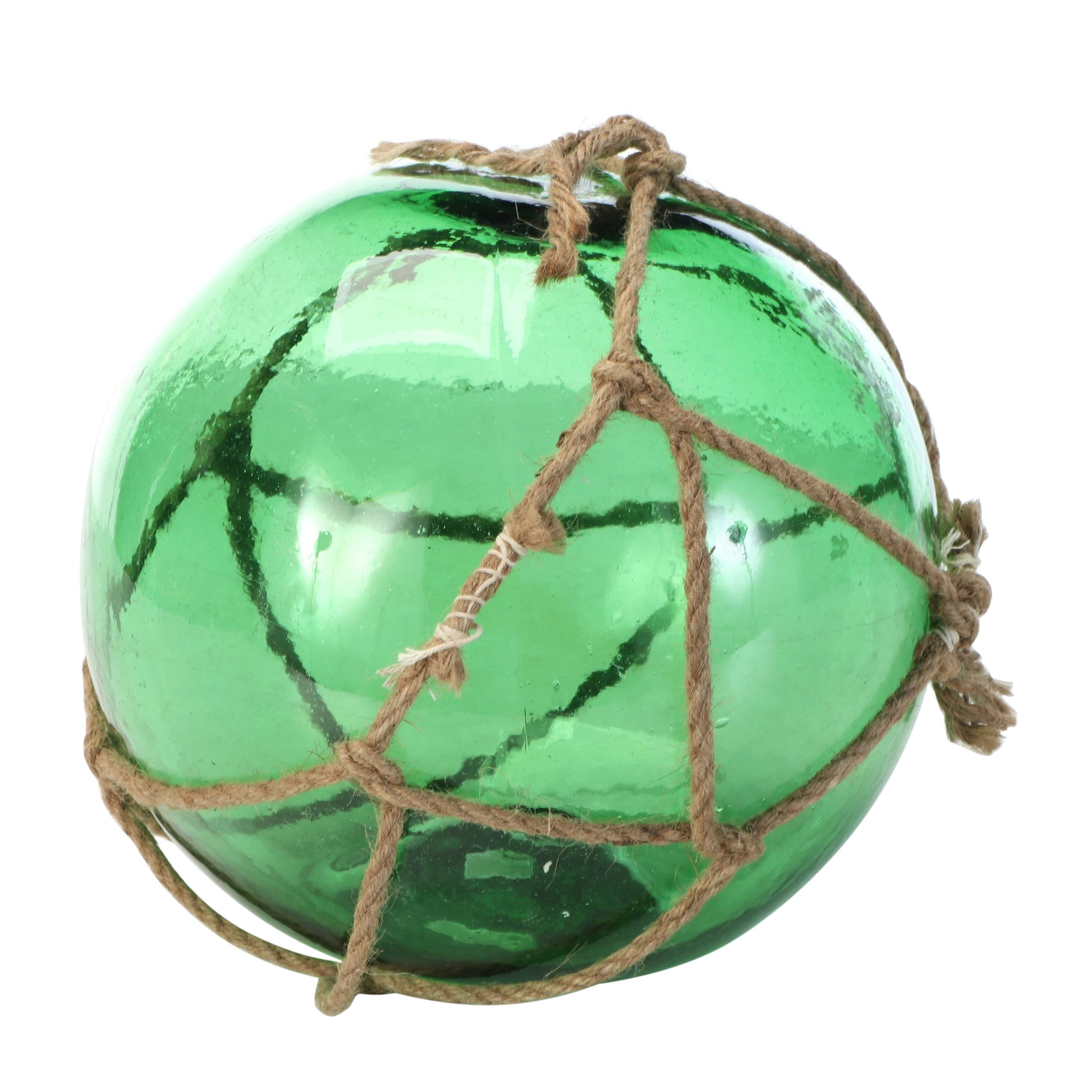 Netted Handblown Glass Fishing Float