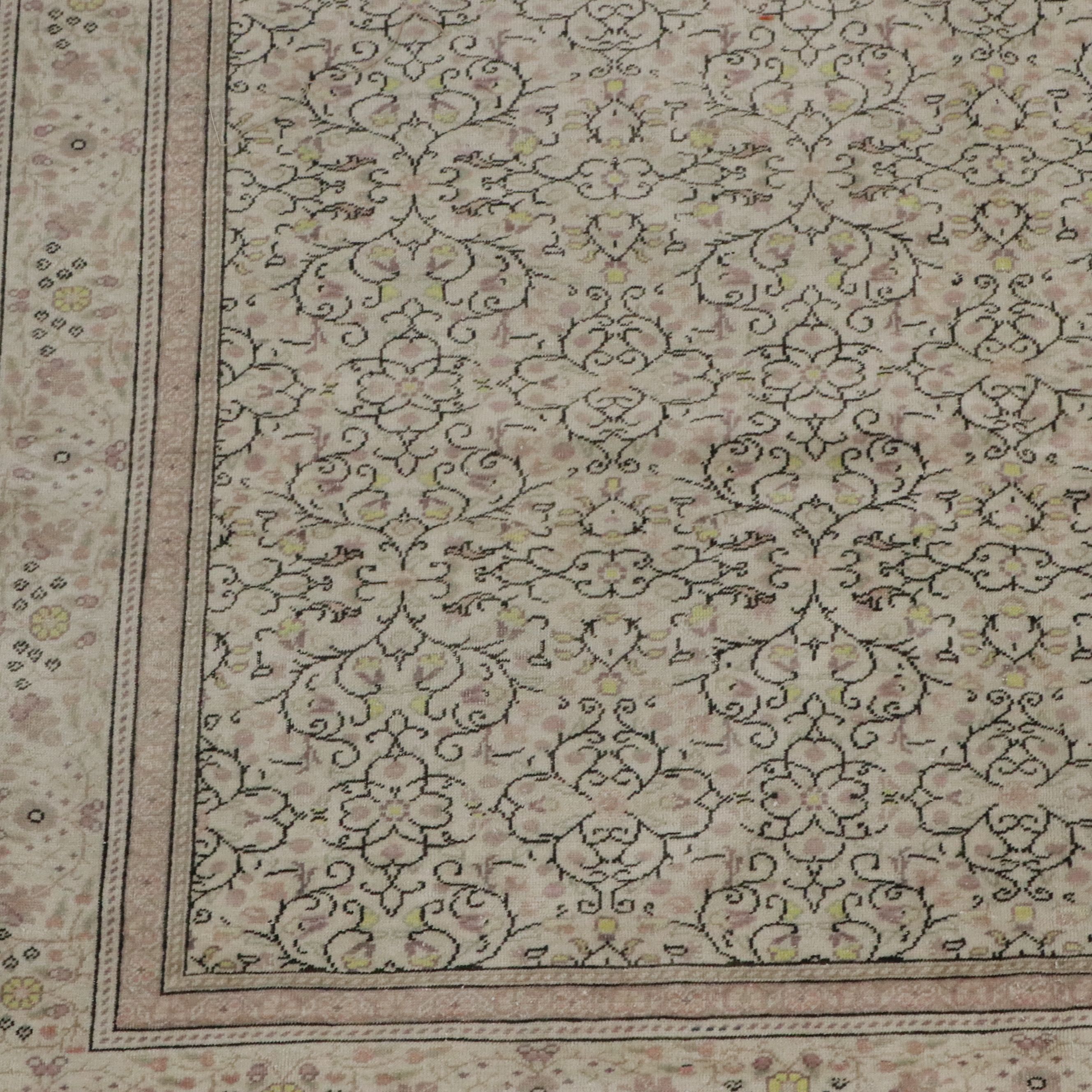 5'4 x 9'5 Hand-Knotted Turkish Oushak Area Rug