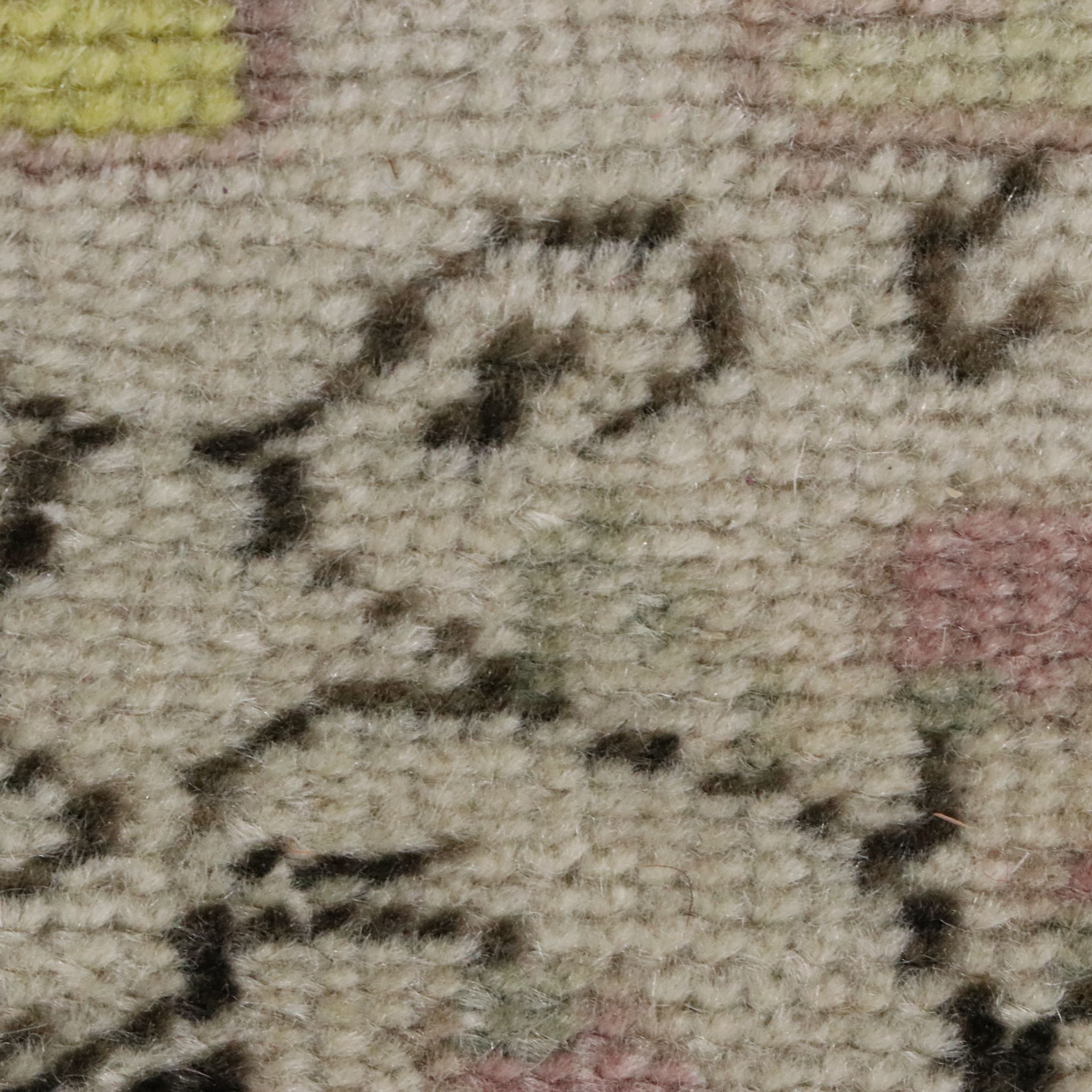 5'4 x 9'5 Hand-Knotted Turkish Oushak Area Rug