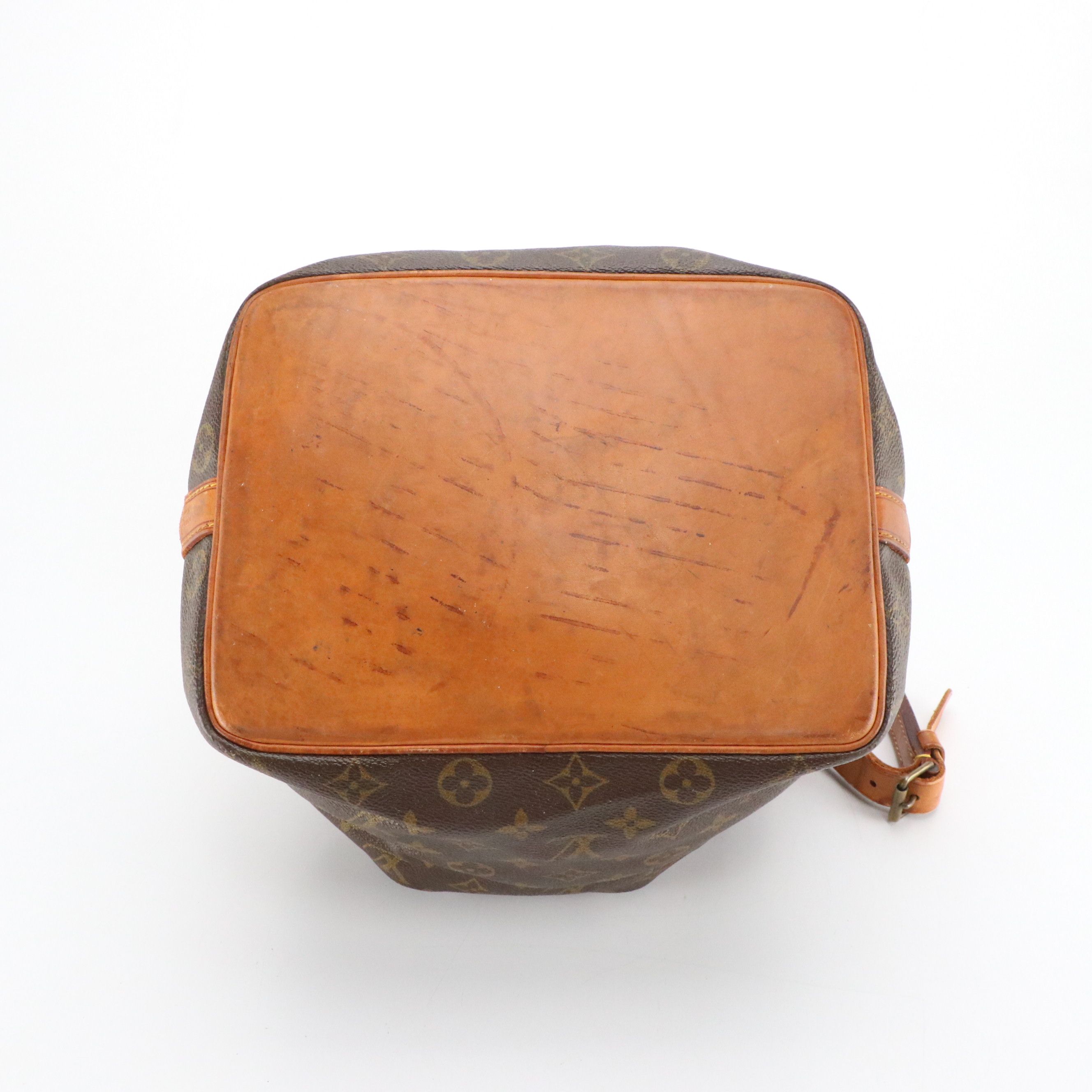 Louis Vuitton Petit Noé Drawstring Bag in Monogram Canvas and Leather