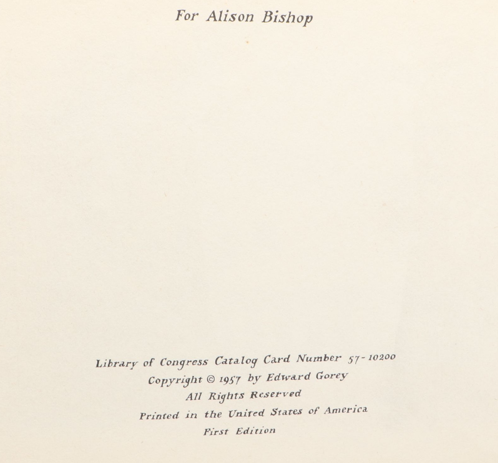 First Edition "The Doubtful Guest" with "The Willowdale Handcar" by Edward Gorey