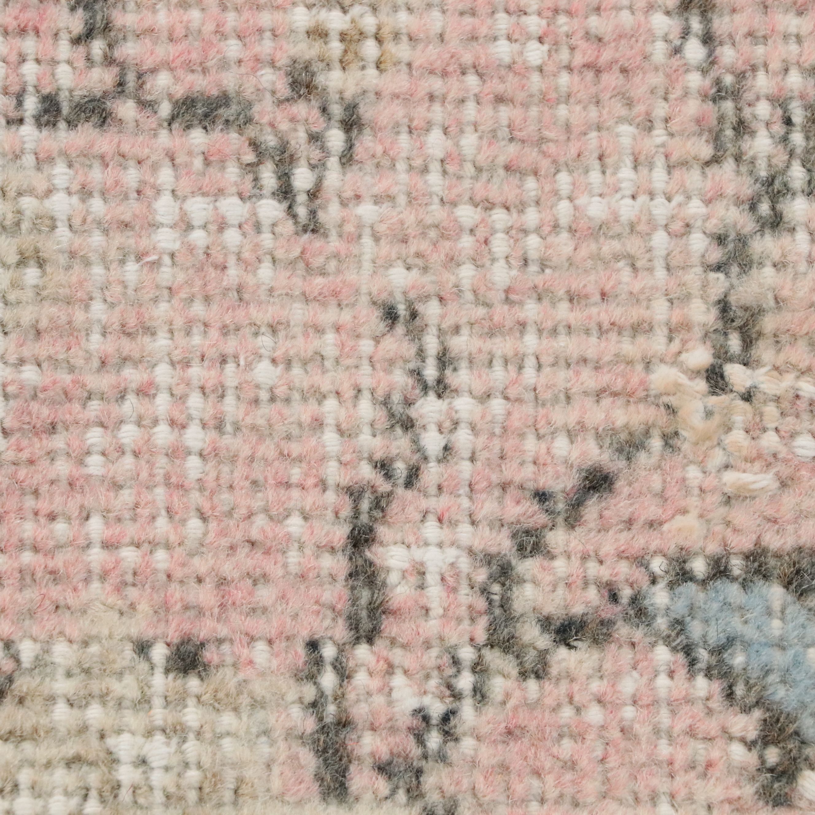 3'11 x 8'9 Hand-Knotted Turkish Oushak Style Area Rug