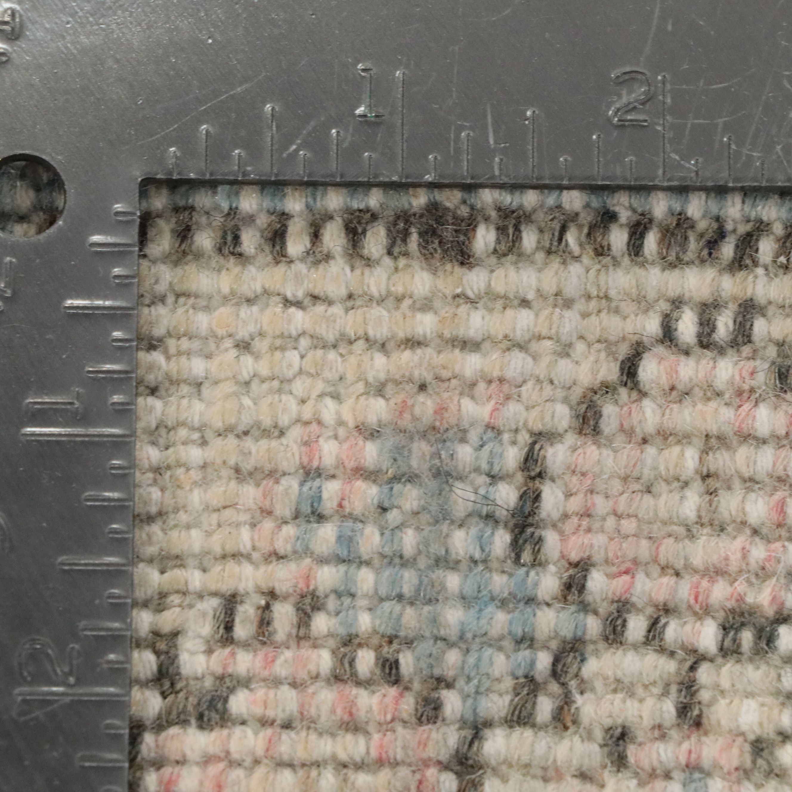 3'11 x 8'9 Hand-Knotted Turkish Oushak Style Area Rug