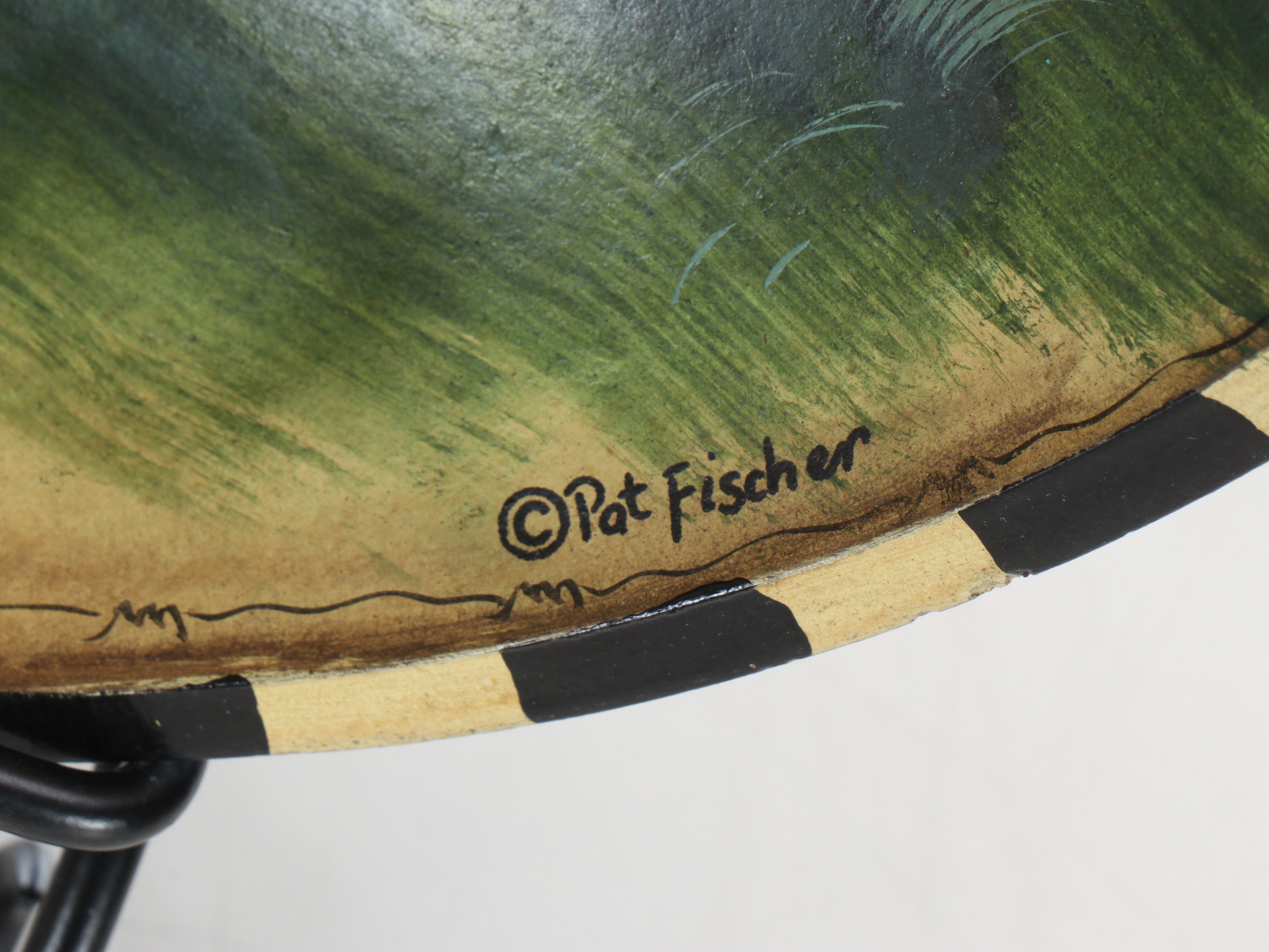 Framed Embroidery, Iron Candleholders and More Folk Art Home Décor