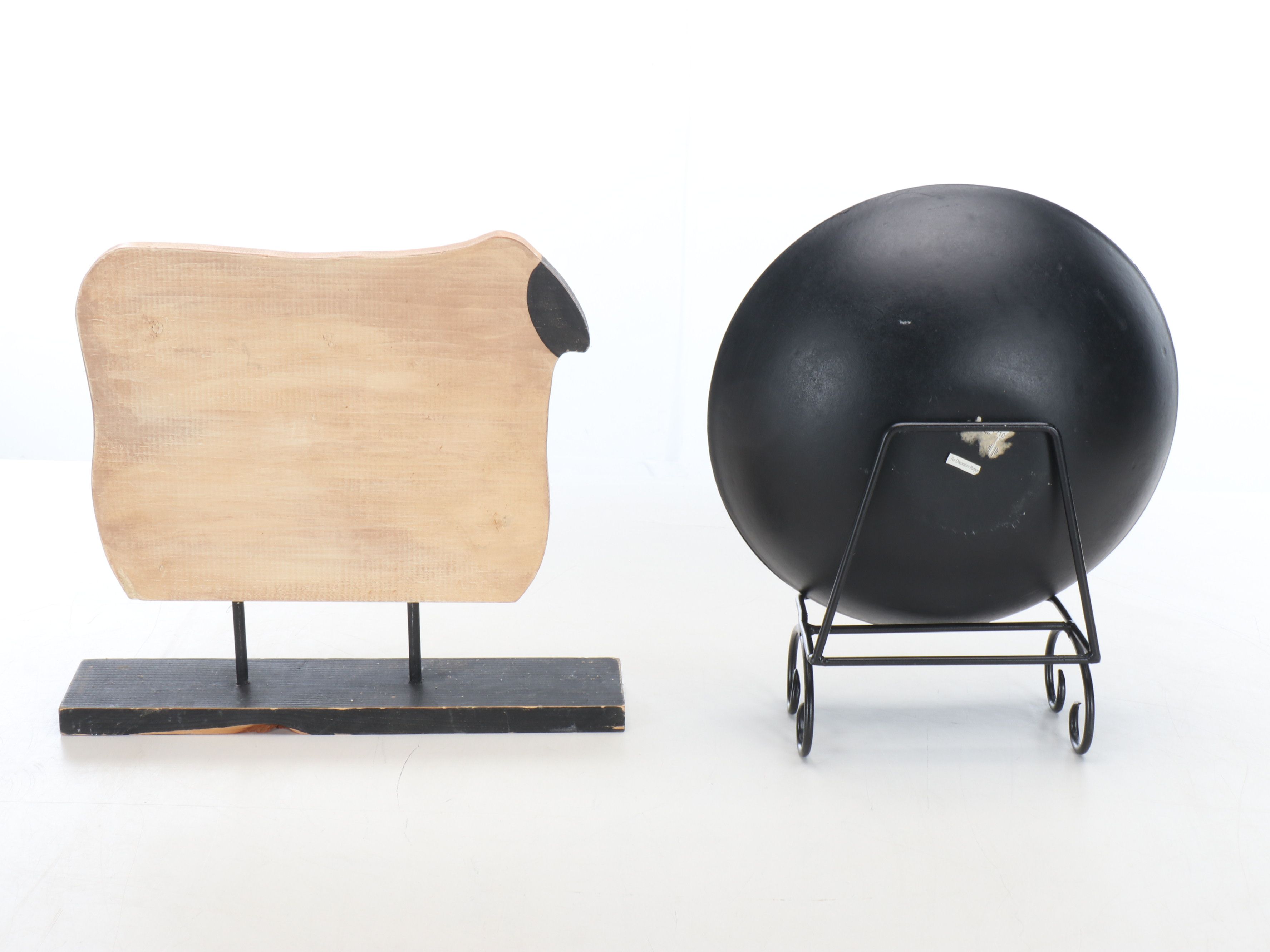 Framed Embroidery, Iron Candleholders and More Folk Art Home Décor