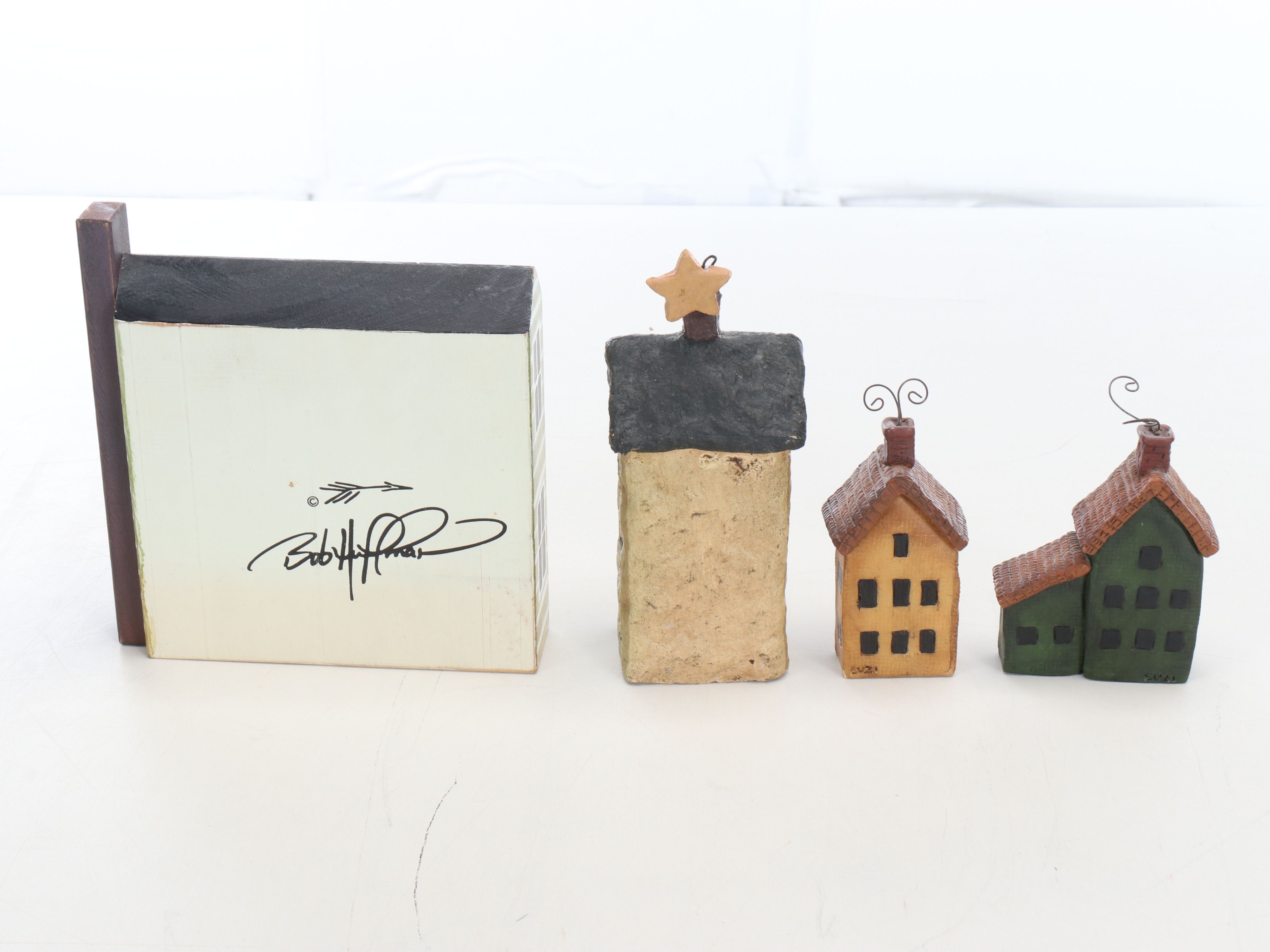 Framed Embroidery, Iron Candleholders and More Folk Art Home Décor