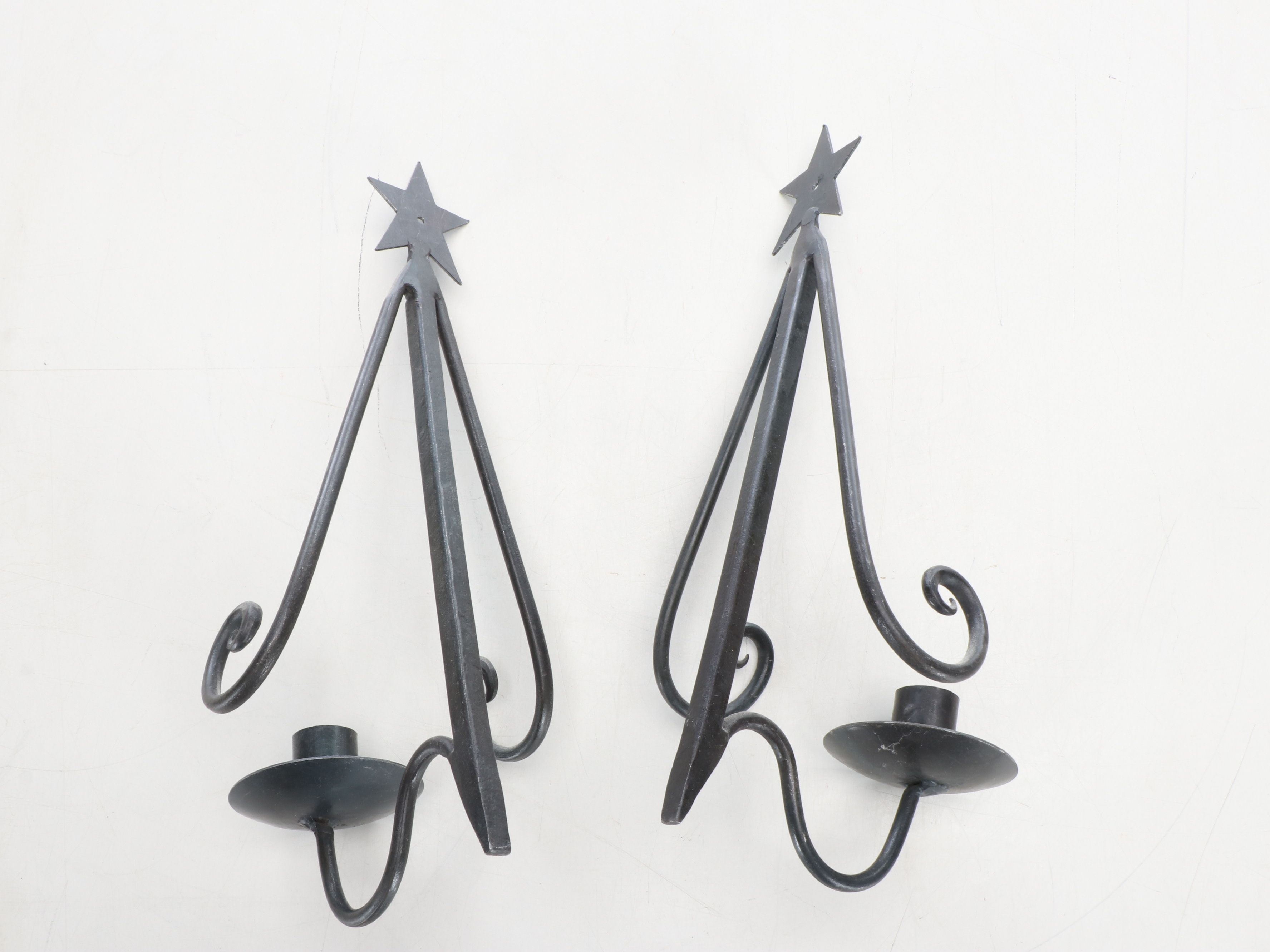 Framed Embroidery, Iron Candleholders and More Folk Art Home Décor