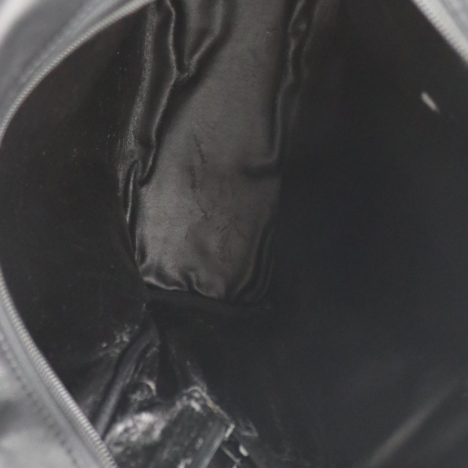 Loewe Anagram Black Leather Messenger Bag