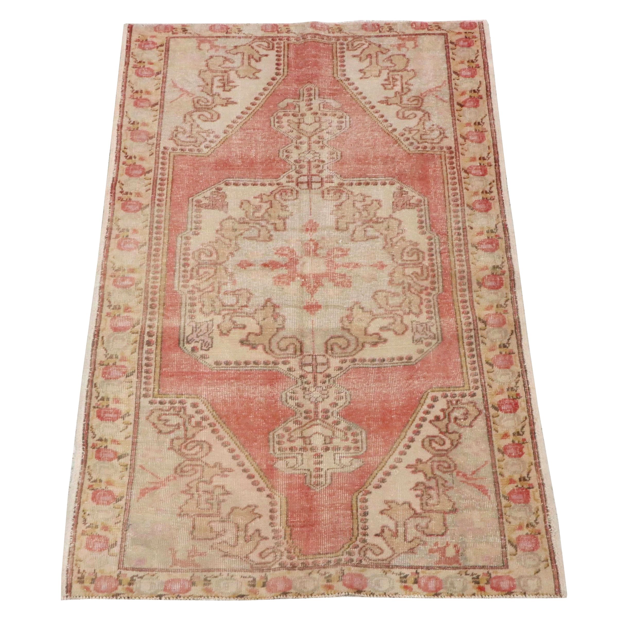 4'9 x 7'5 Hand-Knotted Turkish Oushak Area Rug