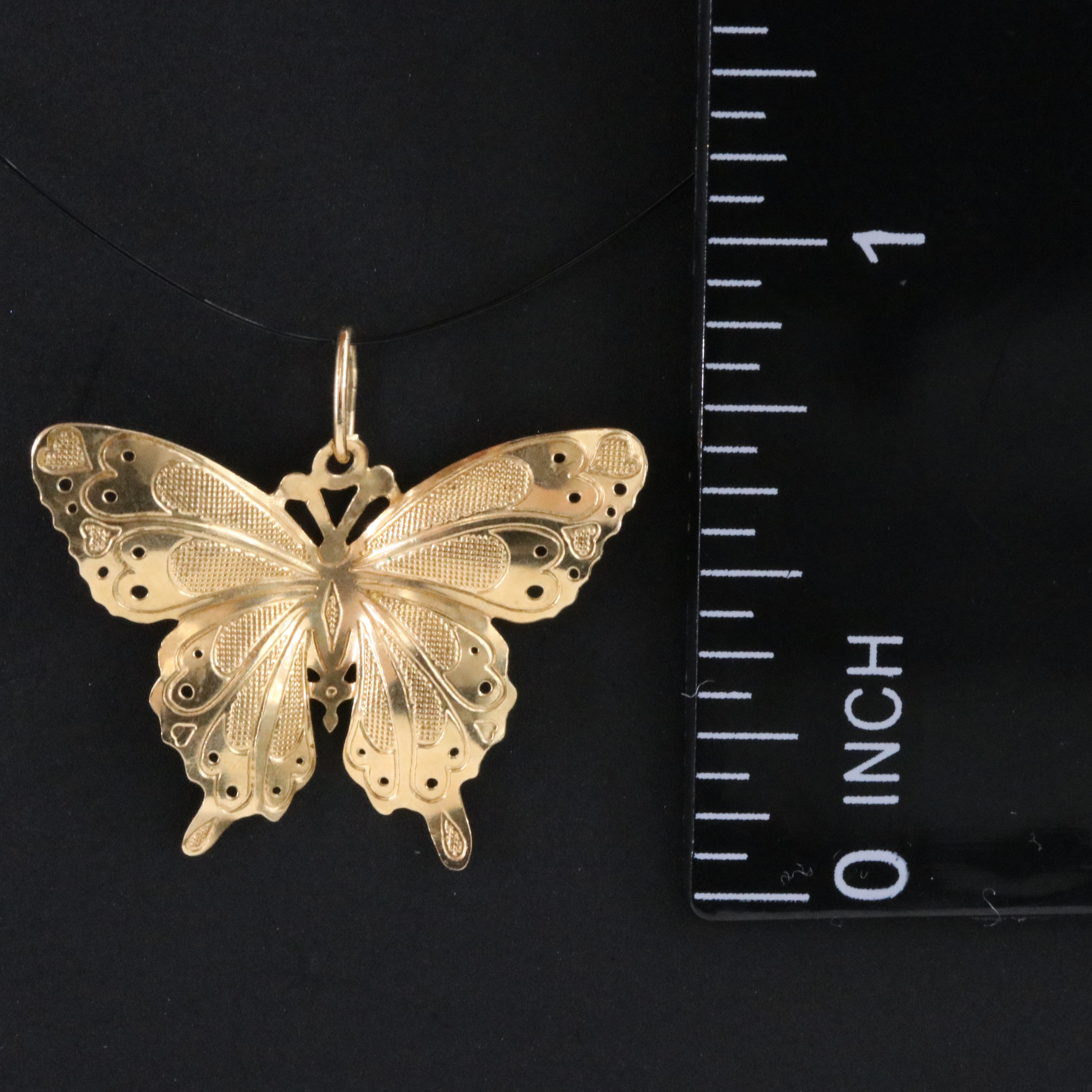 14K Butterfly Pendant