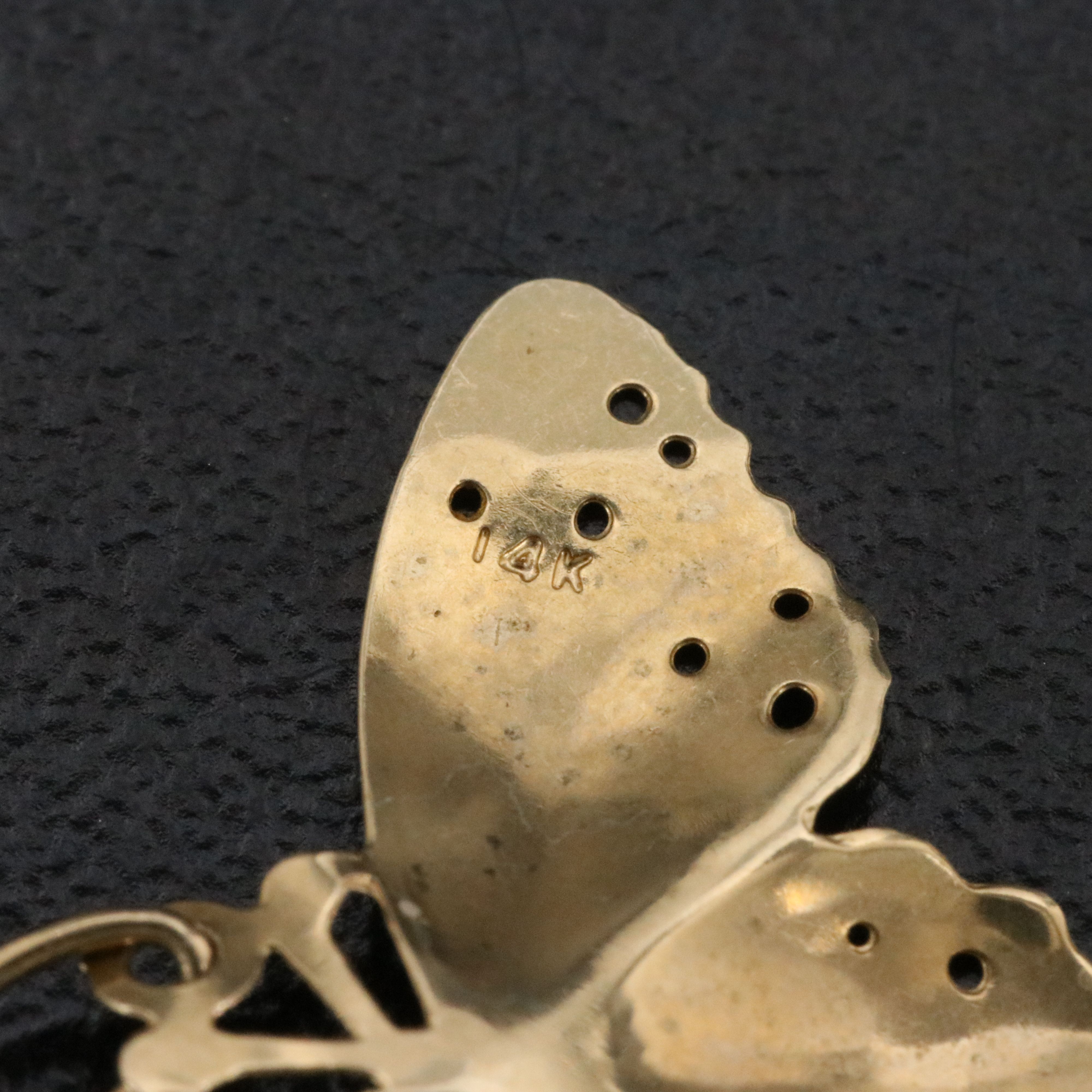 14K Butterfly Pendant
