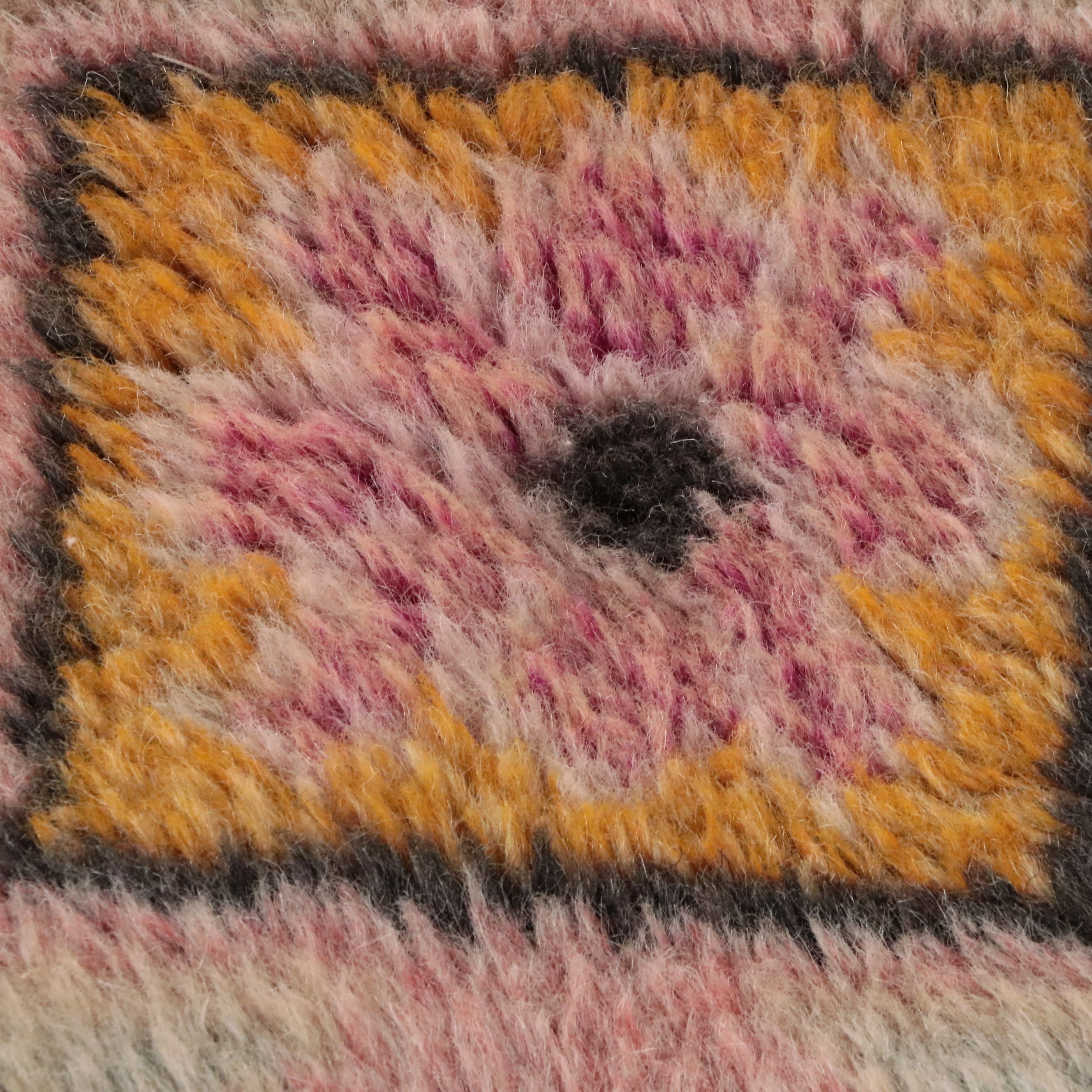 4'3 x 7' Hand-Knotted Turkish Oushak Area Rug