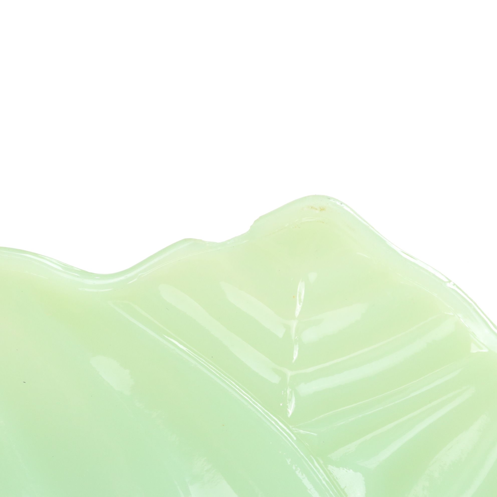 Fire-King "Lotus Blossom" Salad Plates and Other Jadeite Dinnerware