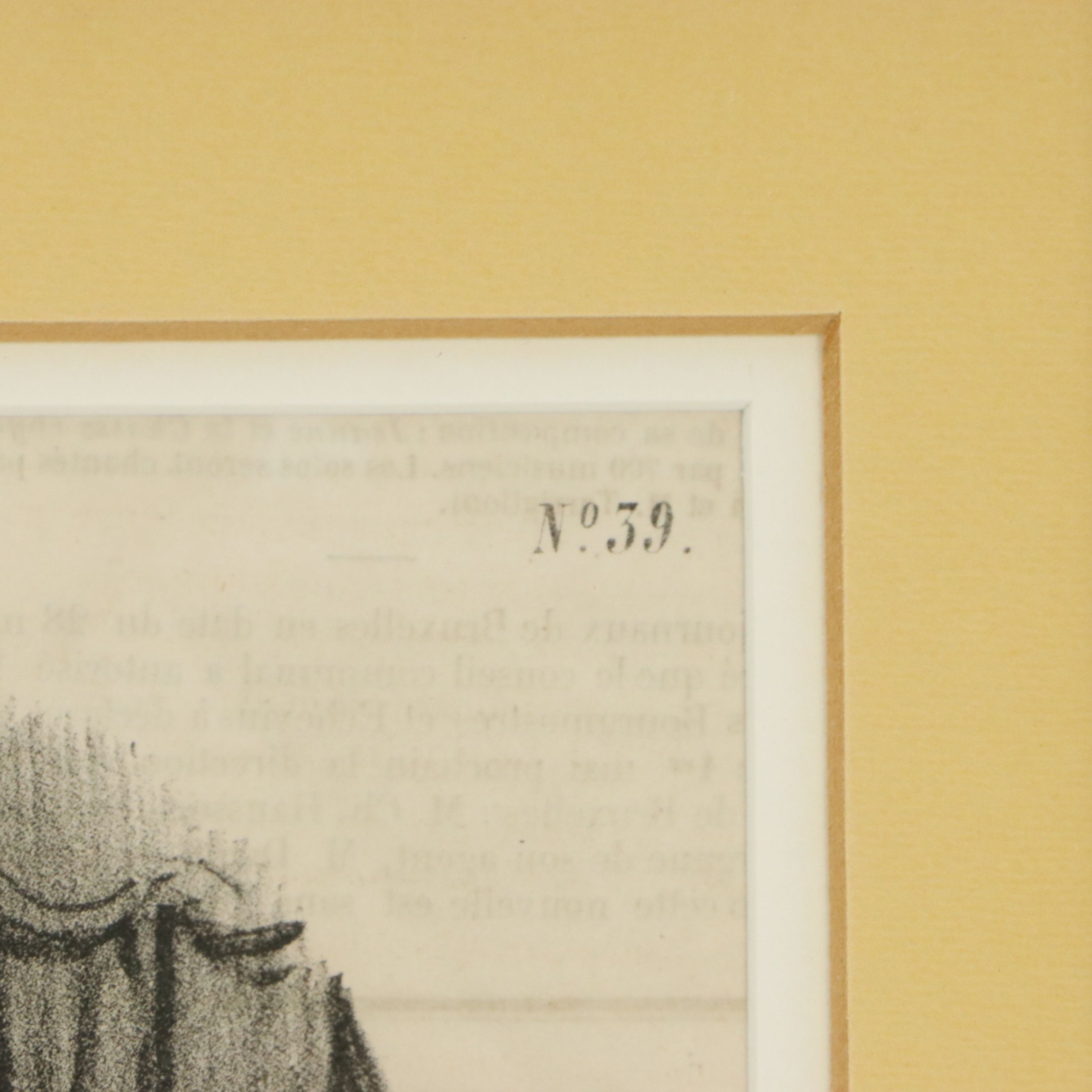 After Honoré Daumier Lithograph "Trois Heures du Matin...," 1847