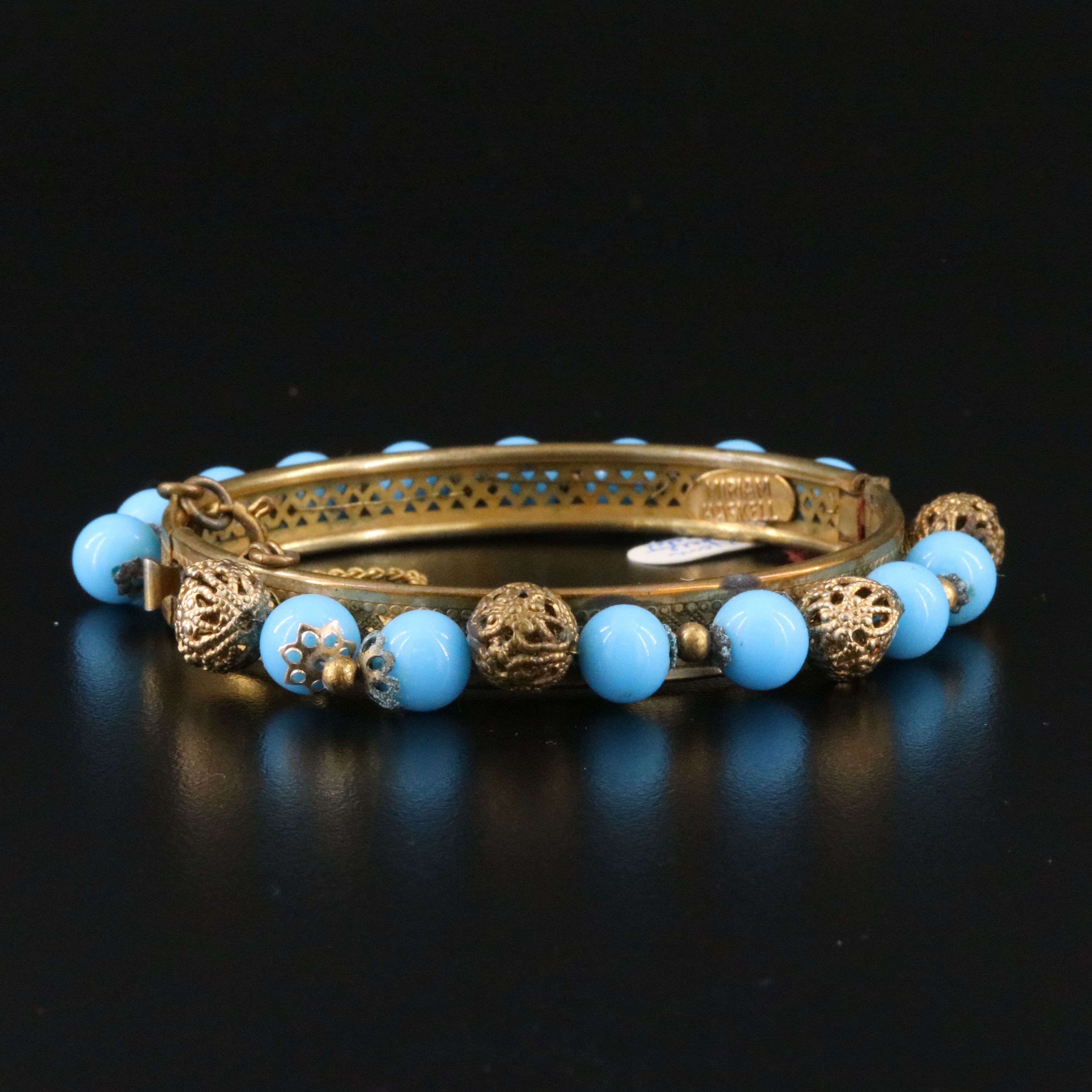 Miriam Haskell Jewelry with Glass Pearls and Mother-of-Pearl