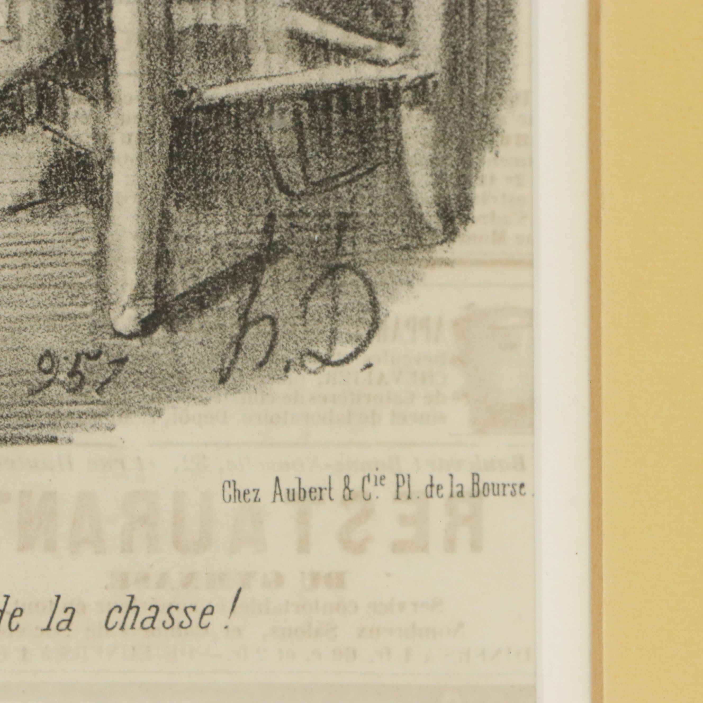 After Honoré Daumier Lithograph "Trois Heures du Matin...," 1847