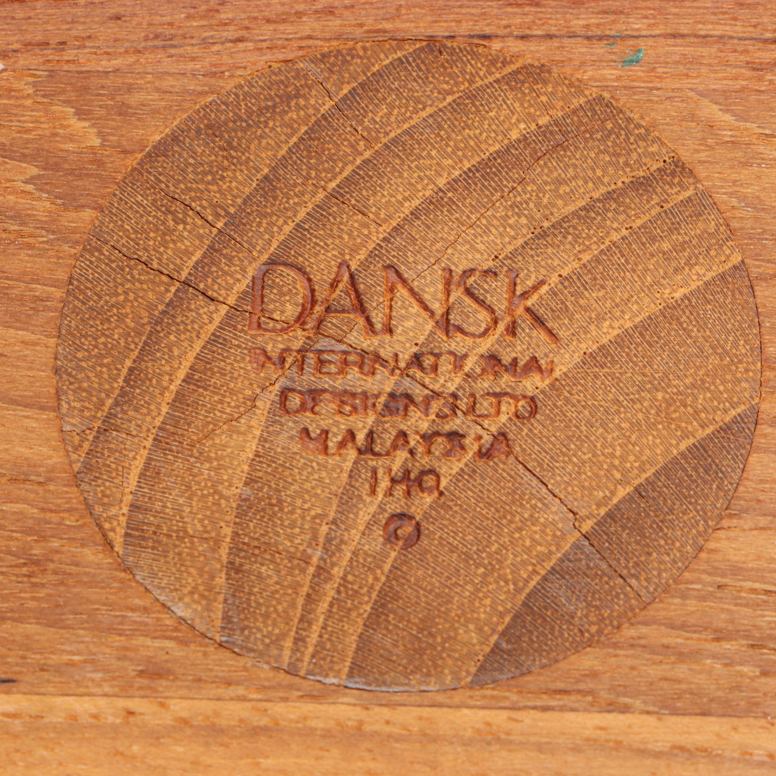 Dansk Mid Century Modern Teak Wood Serving and Salad Bowls