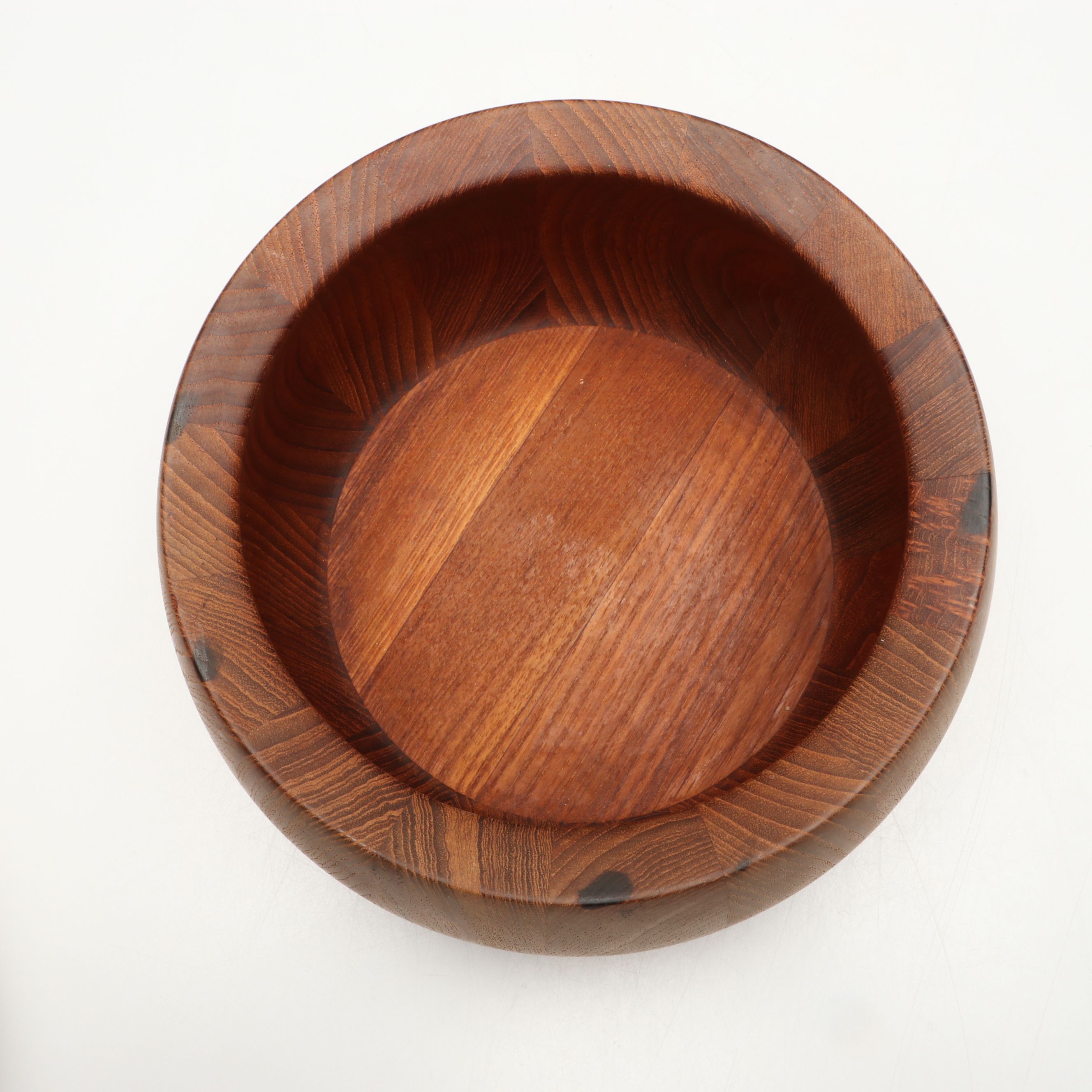 Dansk Mid Century Modern Teak Wood Serving and Salad Bowls