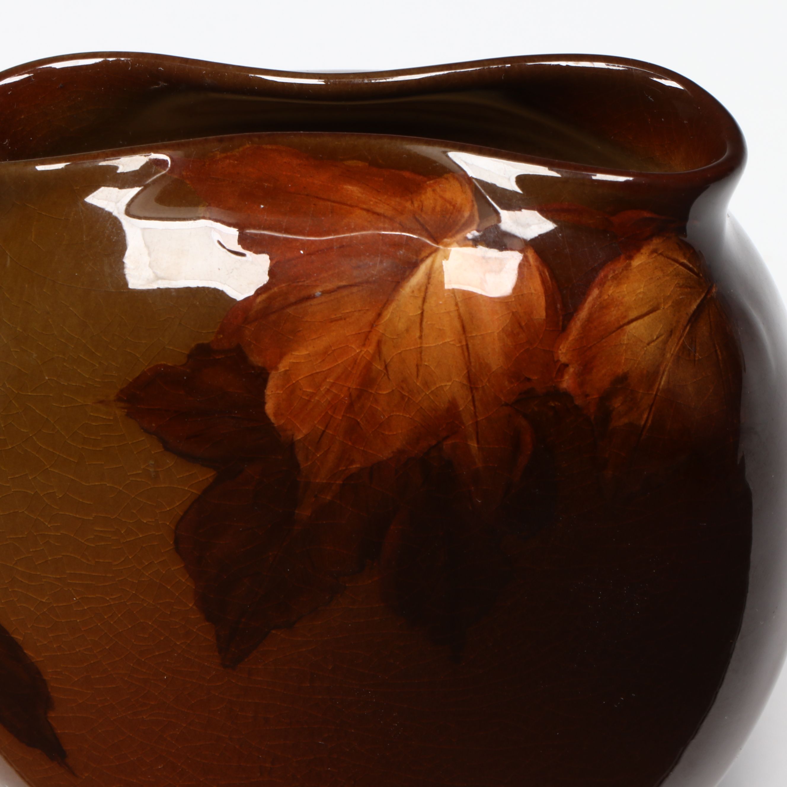 Carolyn Francis Steinle for Rookwood Pottery Footed Cabinet Vase, 1900