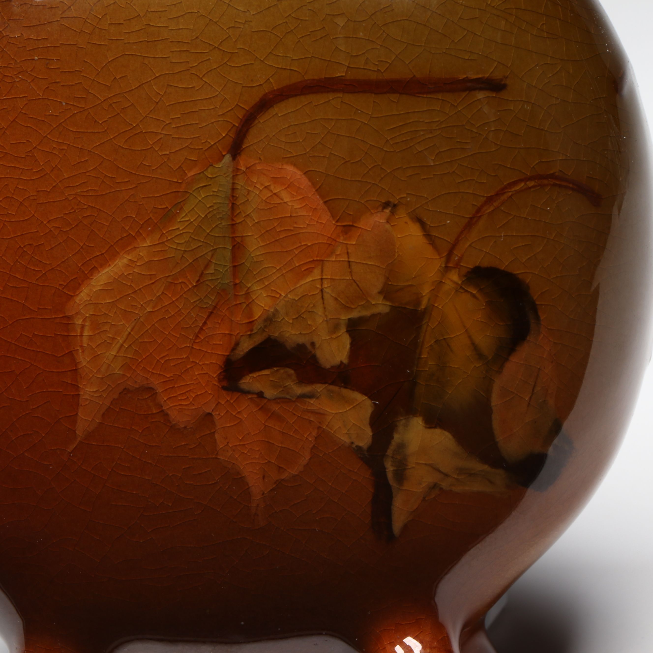 Carolyn Francis Steinle for Rookwood Pottery Footed Cabinet Vase, 1900